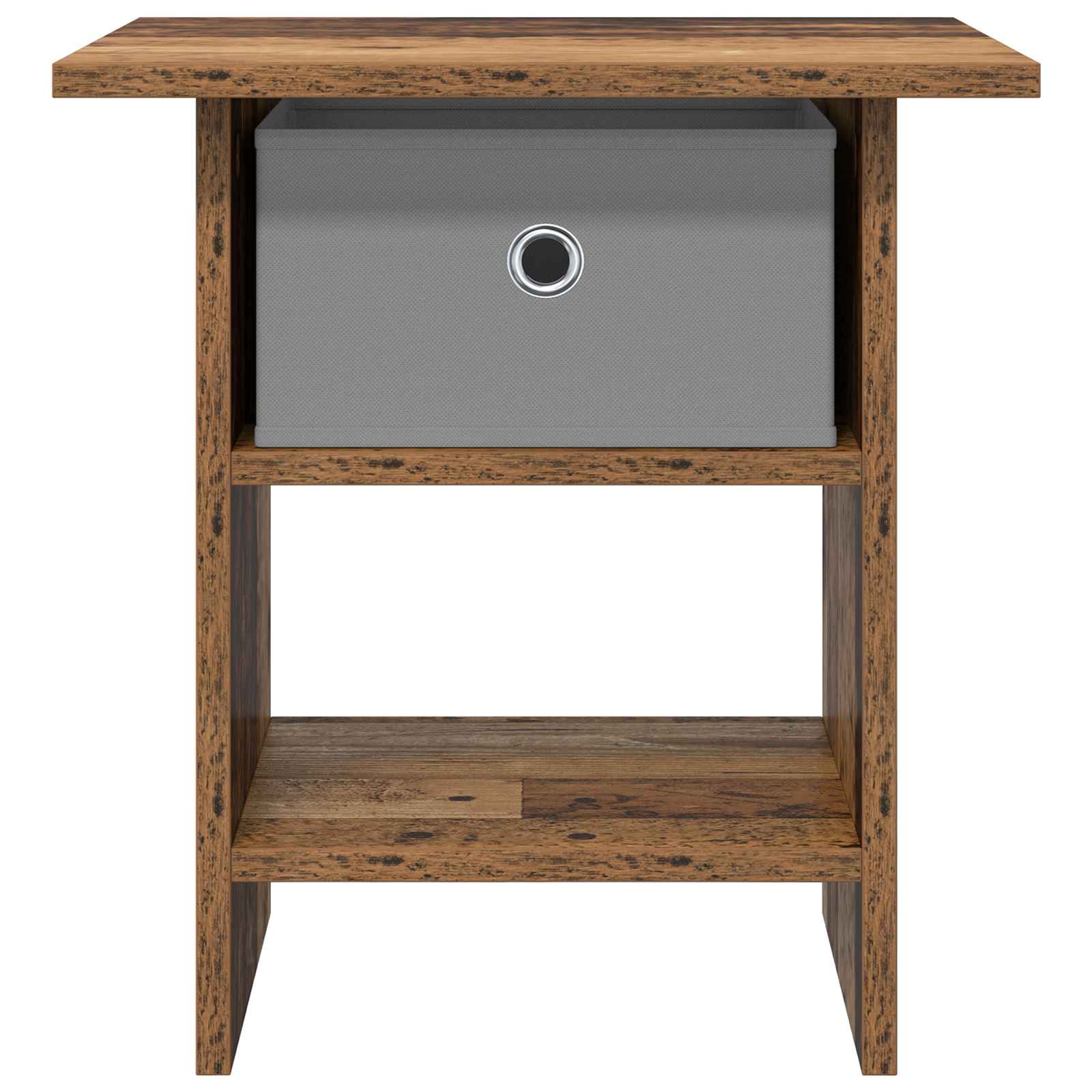Nachttisch 2 Stk. Altholz 41 x 40 x 45 cm Holzwerkstoff