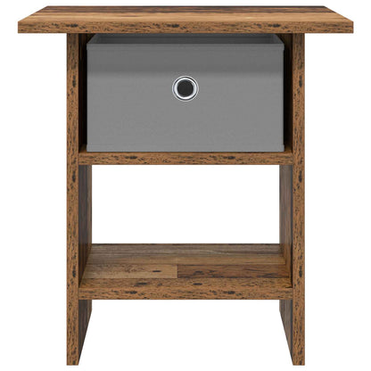 Nachttisch 2 Stk. Altholz 41 x 40 x 45 cm Holzwerkstoff