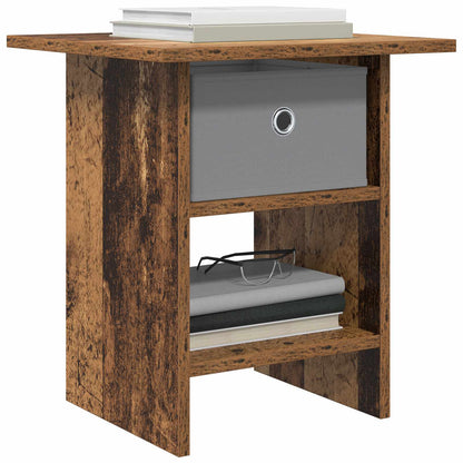 Nachttisch 2 Stk. Altholz 41 x 40 x 45 cm Holzwerkstoff