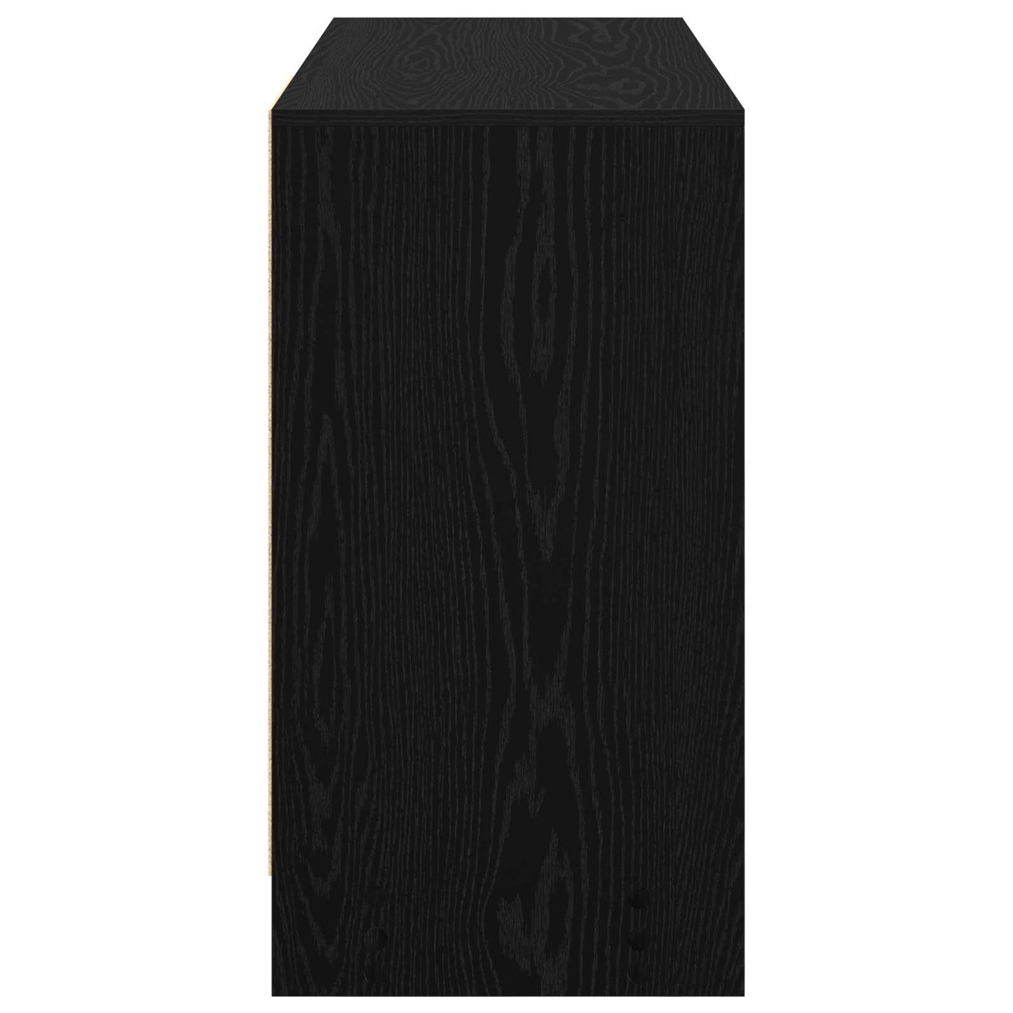 Schreibtisch Schwarz Eichen-Optik 100 x 40 x 75 cm