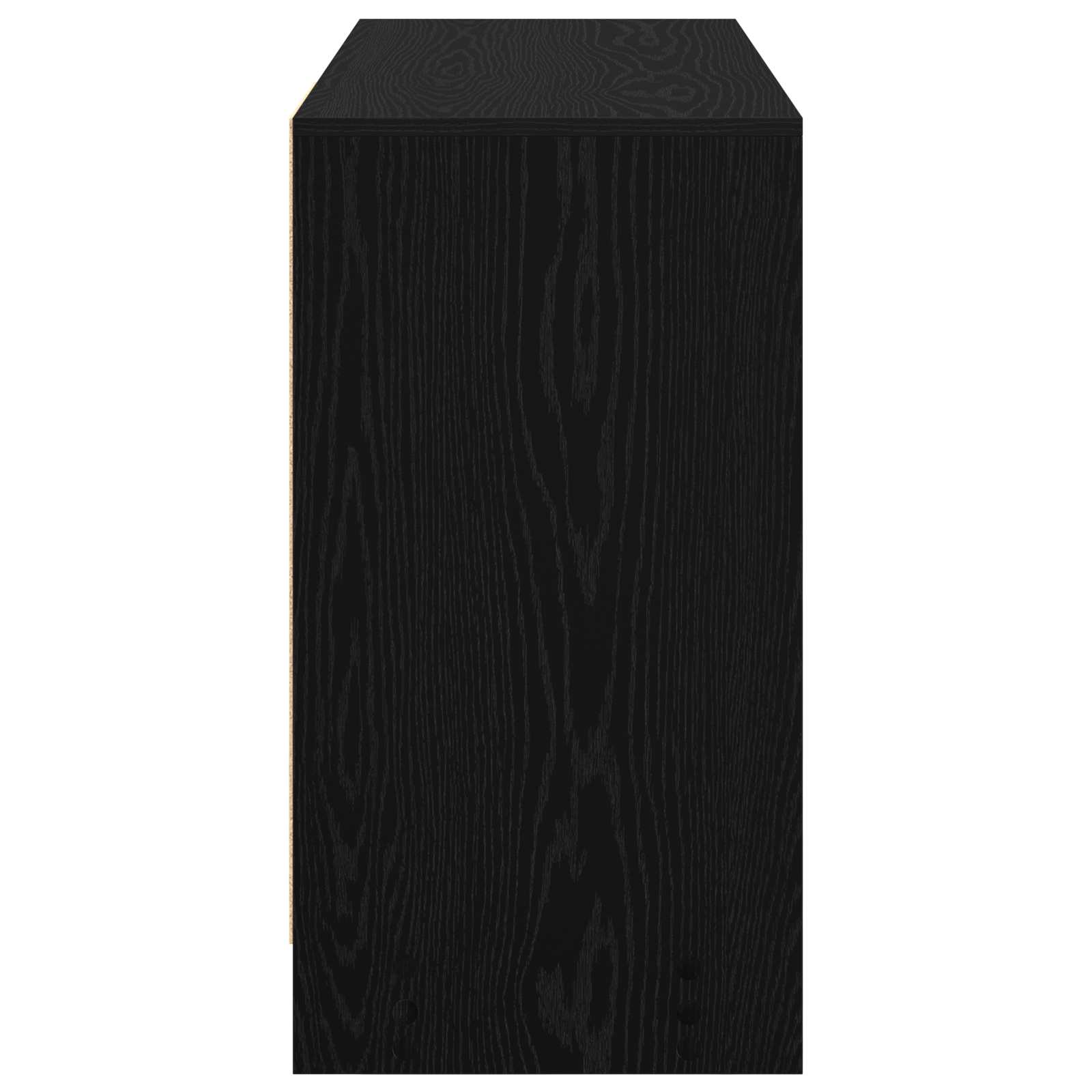 Schreibtisch Schwarz Eichen-Optik 100 x 40 x 75 cm