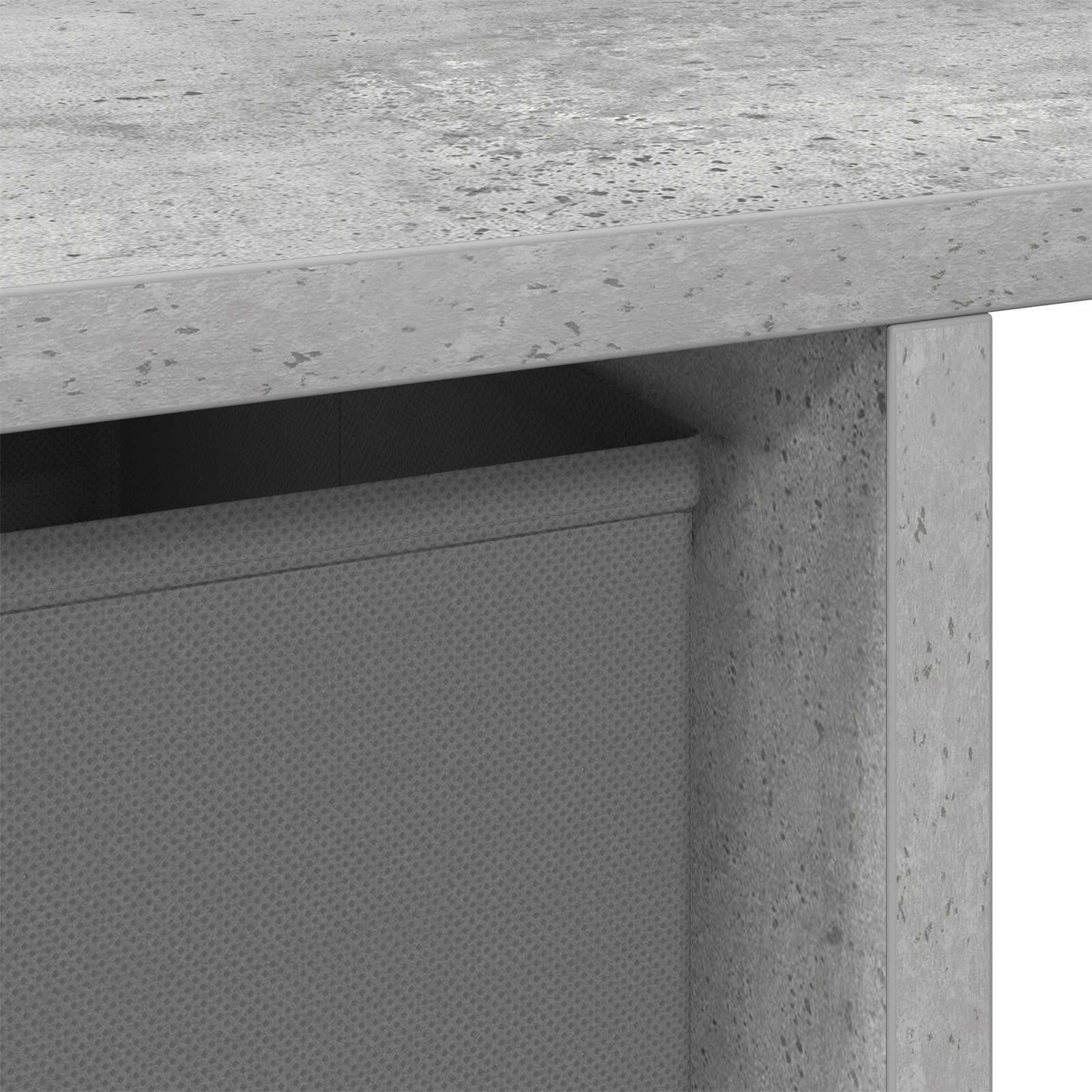 Schreibtisch Betongrau 100 x 40 x 75 cm Holzwerkstoff