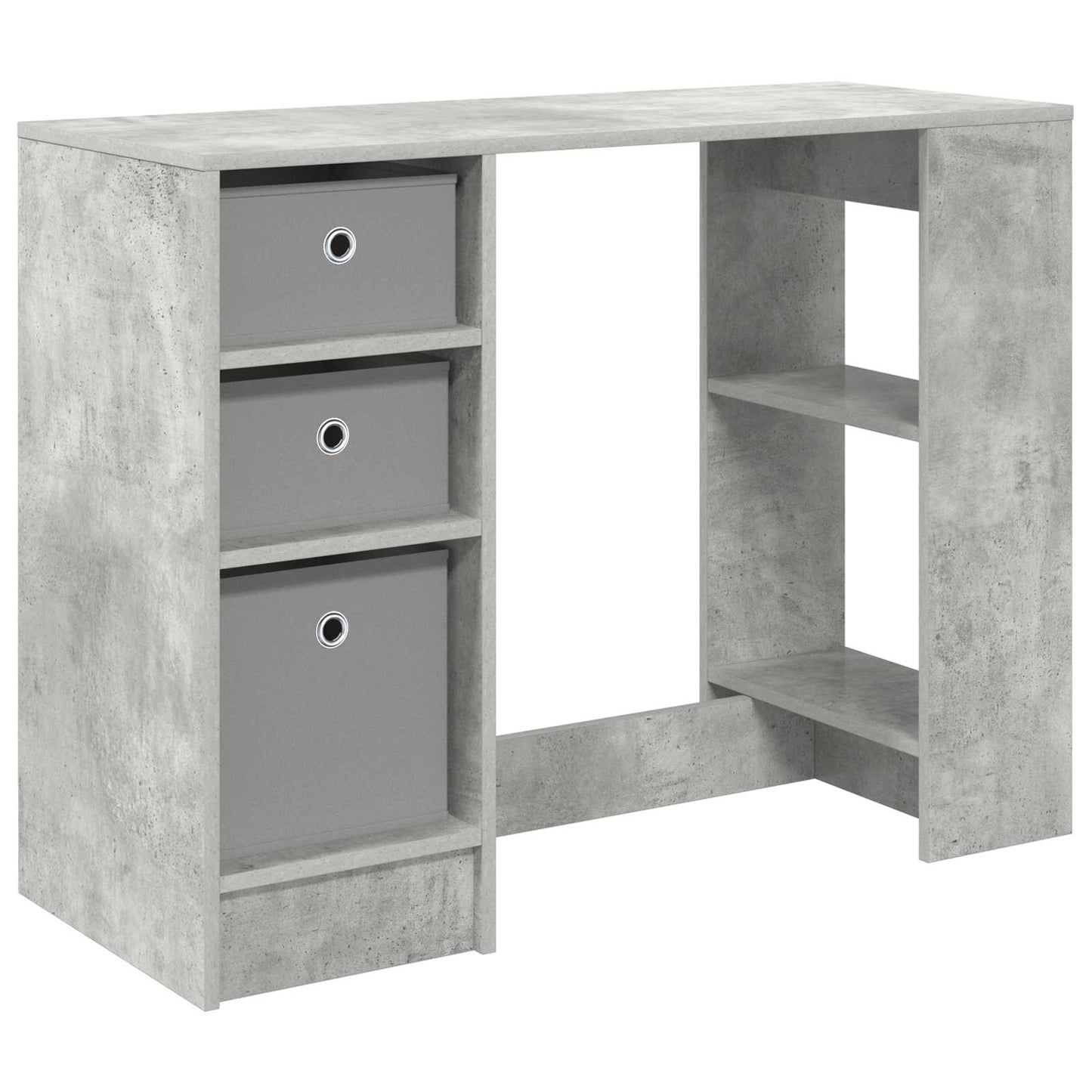 Schreibtisch Betongrau 100 x 40 x 75 cm Holzwerkstoff