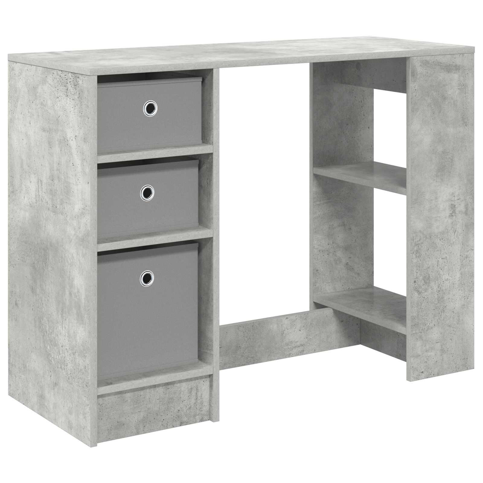 Schreibtisch Betongrau 100 x 40 x 75 cm Holzwerkstoff
