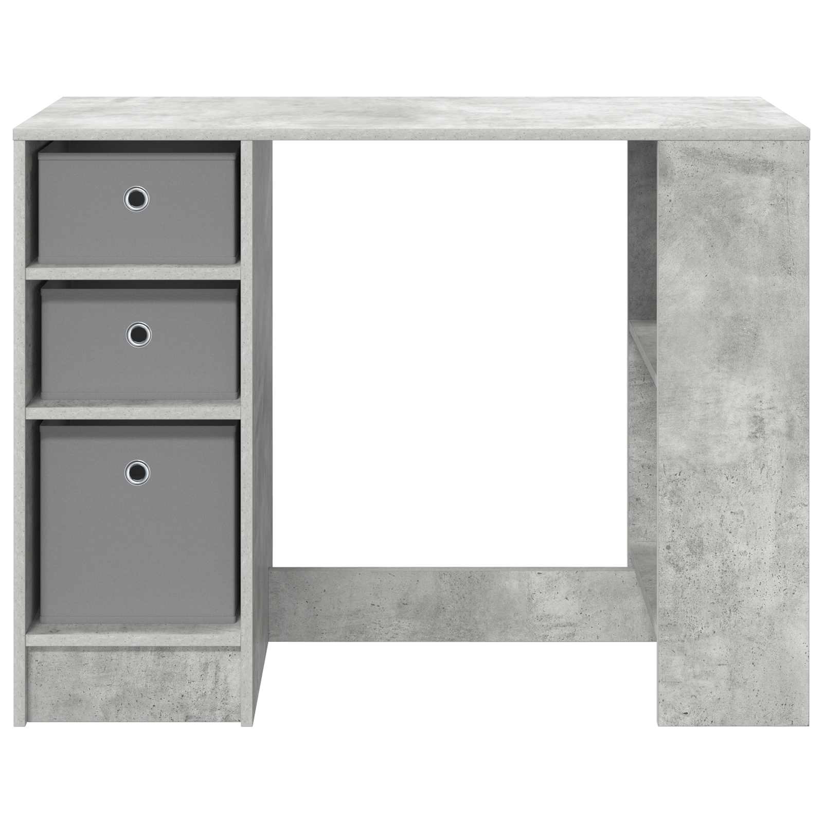Schreibtisch Betongrau 100 x 40 x 75 cm Holzwerkstoff