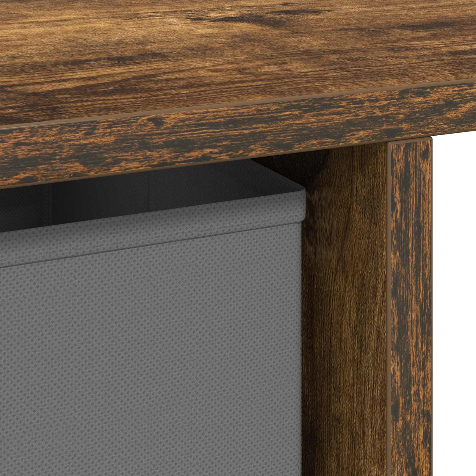 Schreibtisch Räuchereiche 100 x 40 x 75 cm Holzwerkstoff
