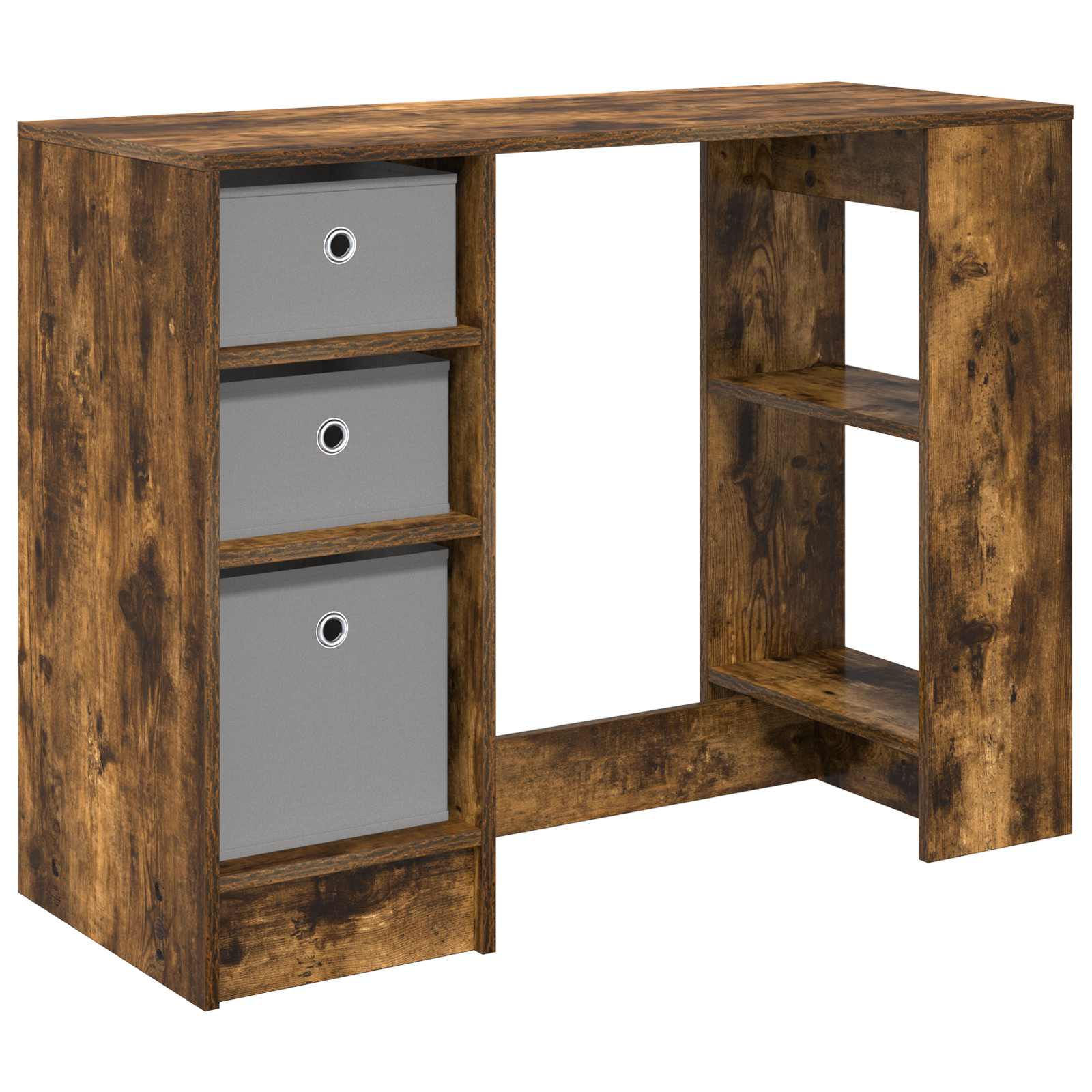 Schreibtisch Räuchereiche 100 x 40 x 75 cm Holzwerkstoff