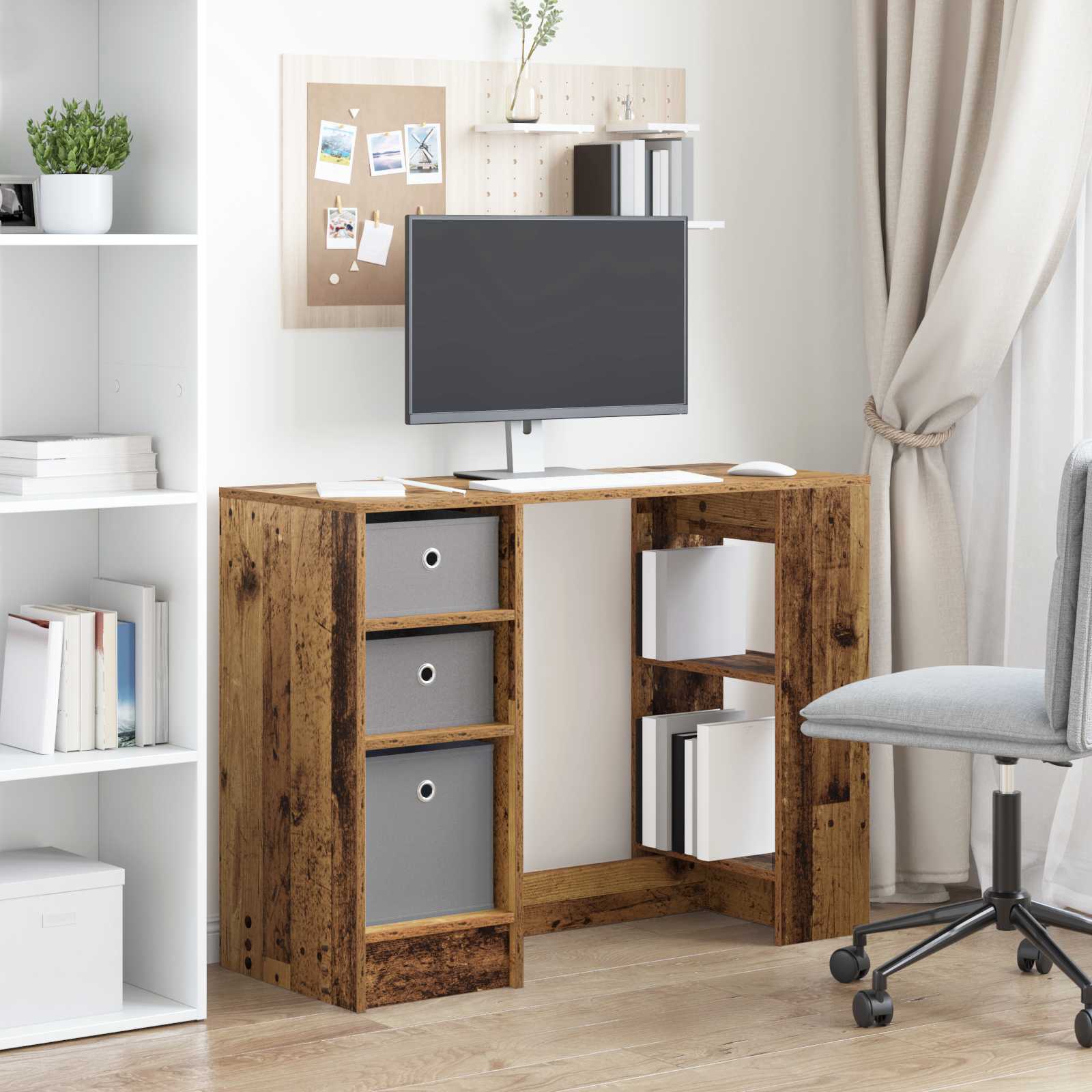 Schreibtisch Altholz 100 x 40 x 75 cm Holzwerkstoff