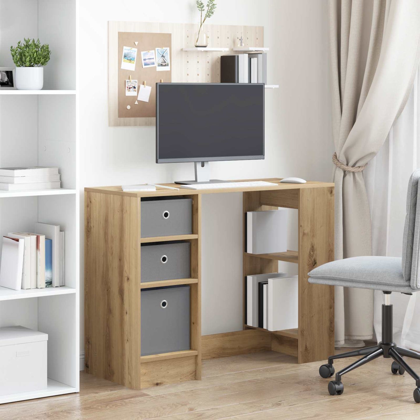 Schreibtisch Artisan-Eiche 100 x 40 x 75 cm Holzwerkstoff