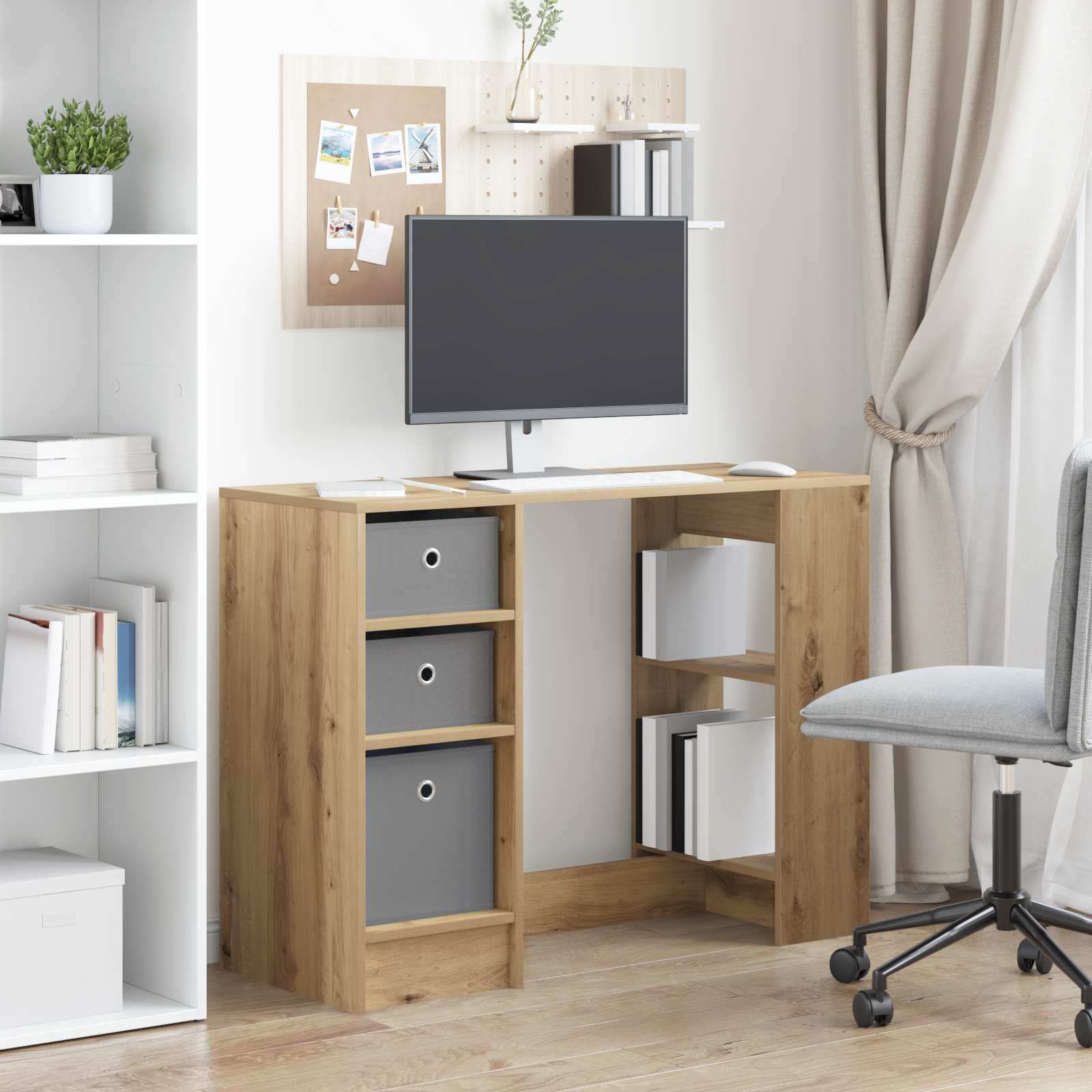 Schreibtisch Artisan-Eiche 100 x 40 x 75 cm Holzwerkstoff
