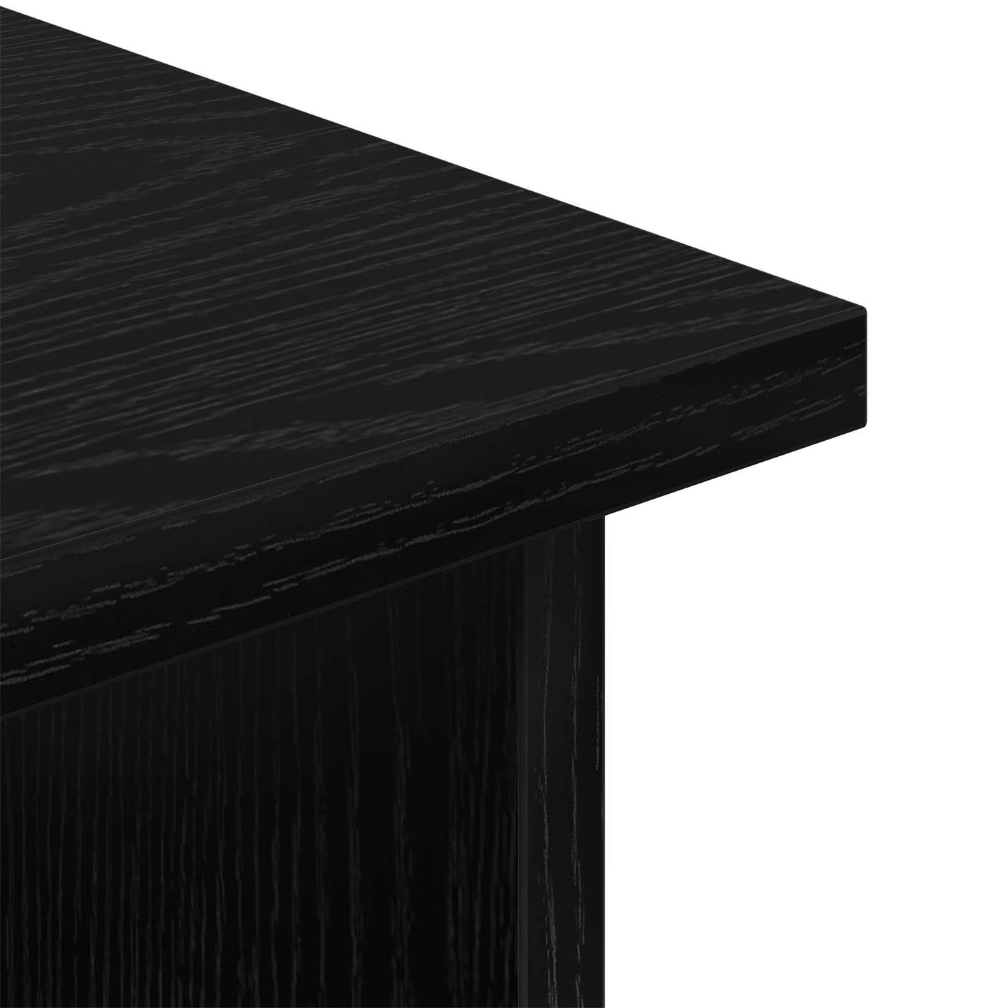 TV-Ständer mit Schubladen Schwarz Eichen-Optik 79 x 40 x 48 cm
