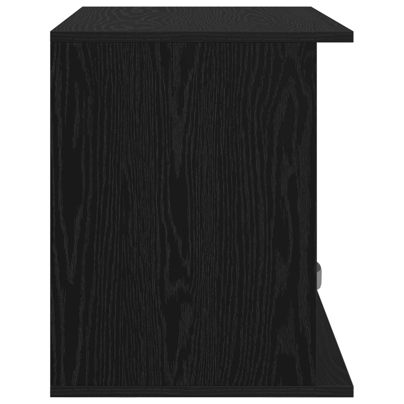 TV-Ständer mit Schubladen Schwarz Eichen-Optik 79 x 40 x 48 cm
