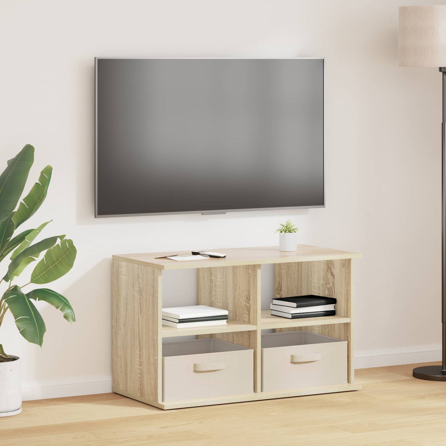 TV-Ständer mit Schubladen Sonoma-Eiche 79 x 40 x 48 cm