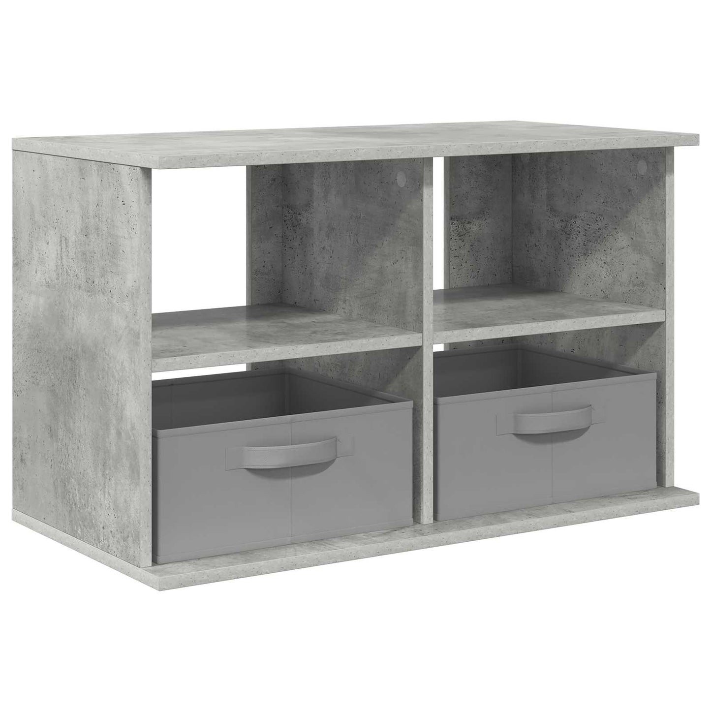 TV-Ständer mit Schubladen Beton Grau 79 x 40 x 48 cm