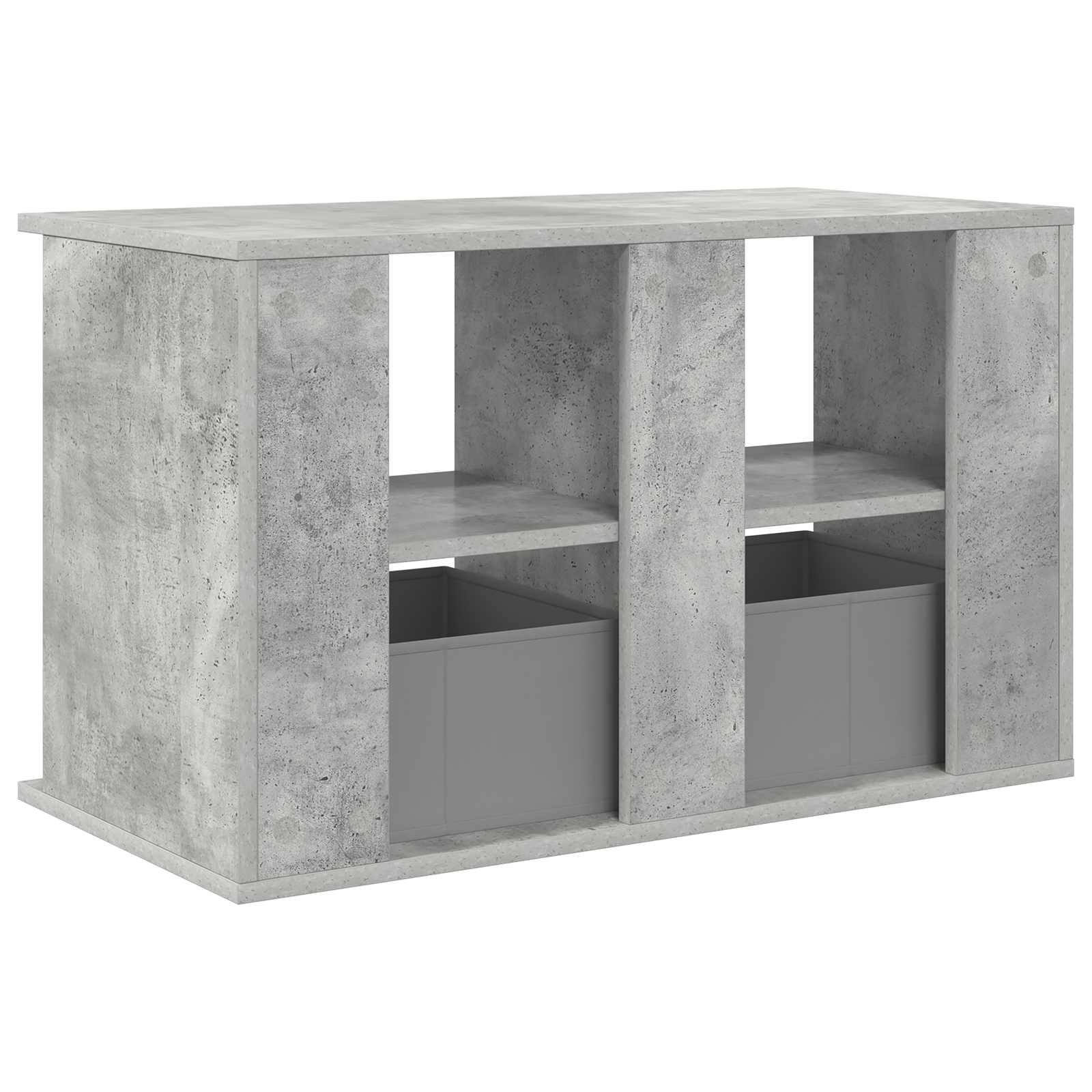 TV-Ständer mit Schubladen Beton Grau 79 x 40 x 48 cm