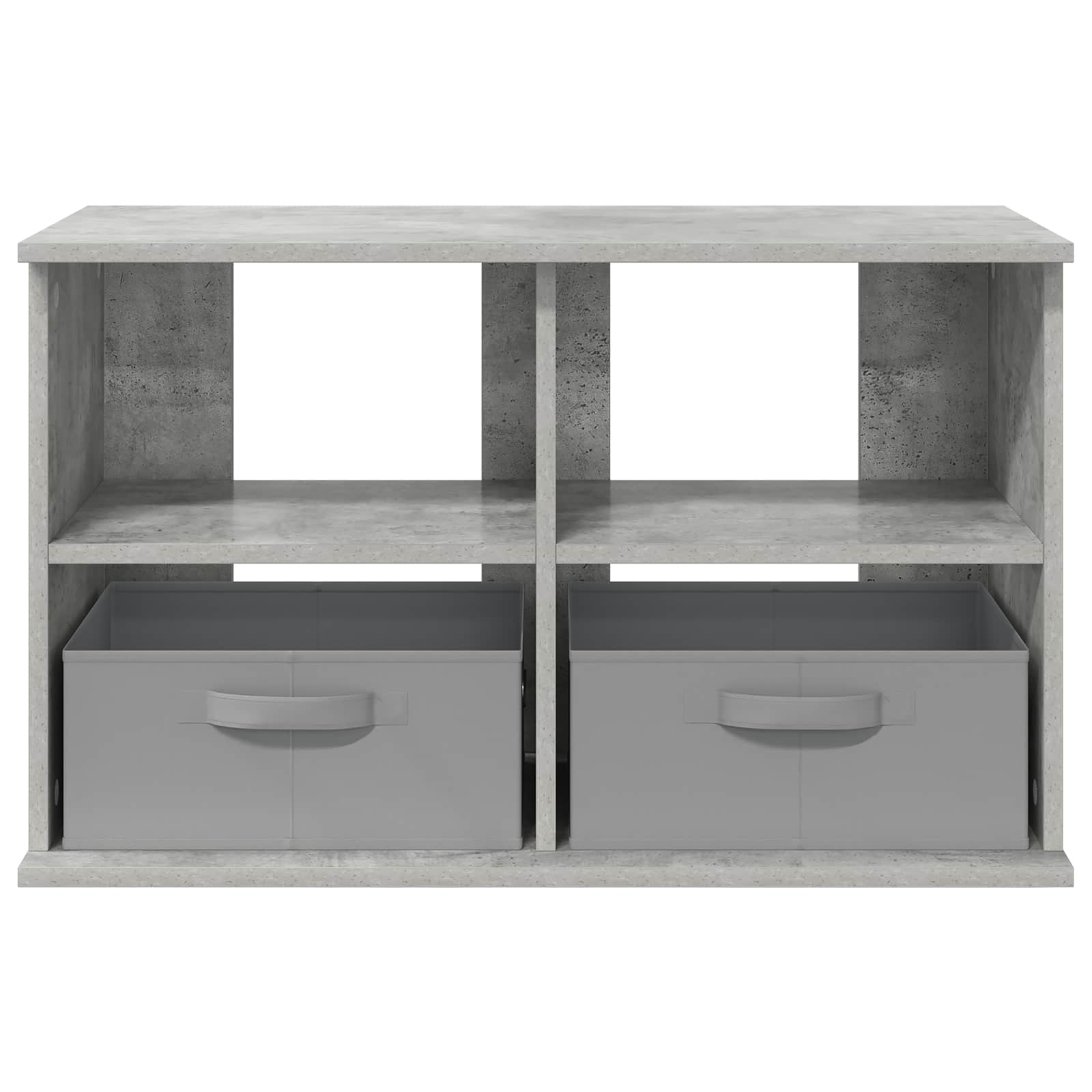 TV-Ständer mit Schubladen Beton Grau 79 x 40 x 48 cm
