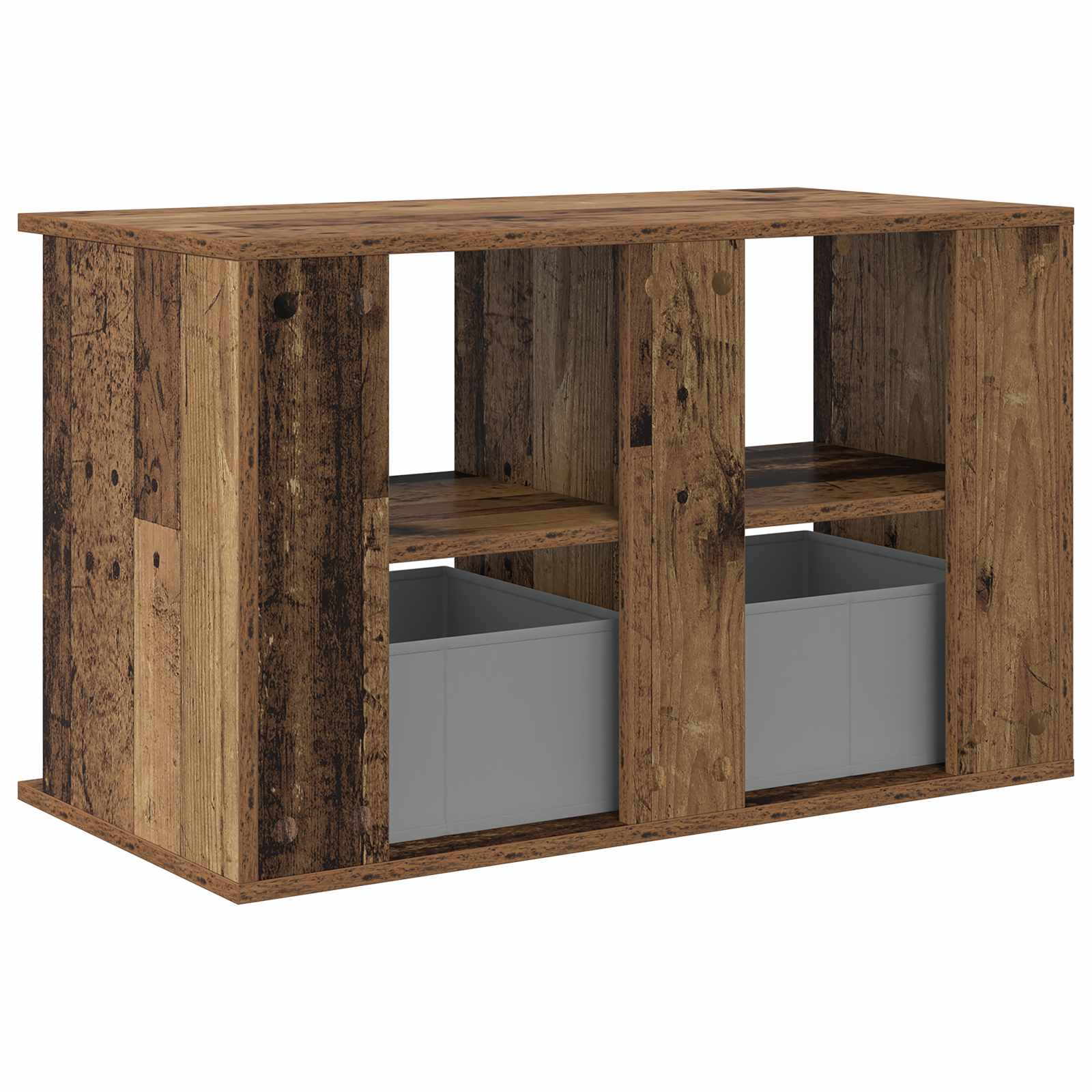 TV-Ständer mit Schubladen Altholz 79 x 40 x 48 cm