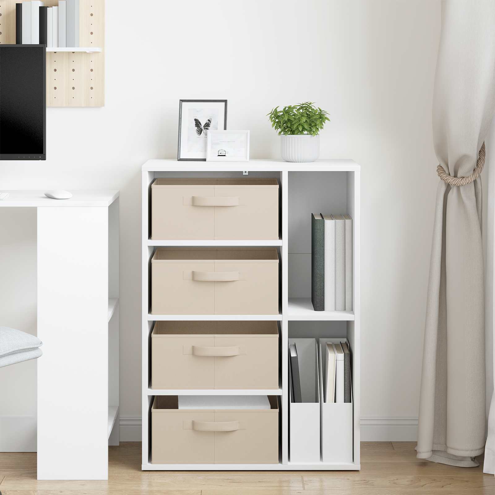 Sideboard Weiß 60 x 33,5 x 84 cm