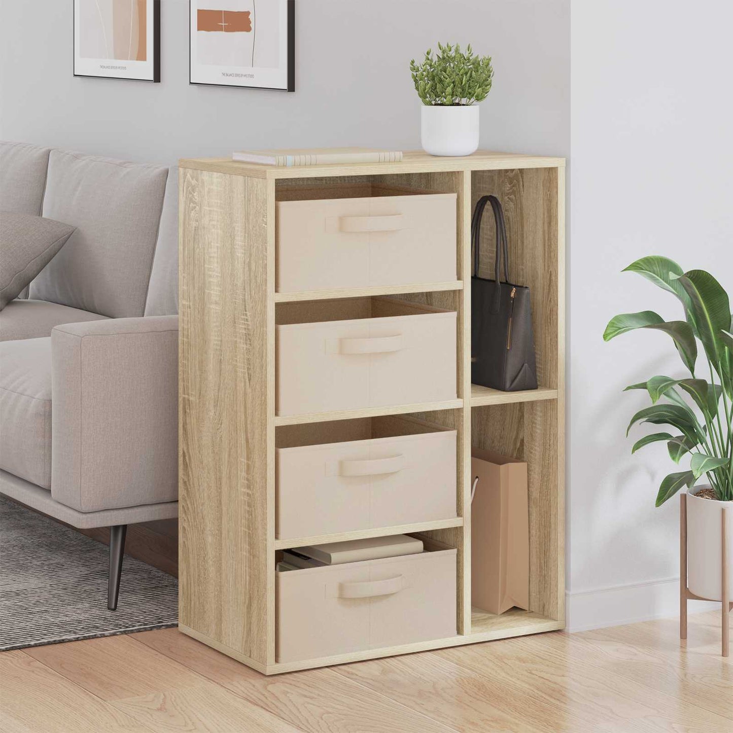 Sideboard Sonoma-Eiche 60 x 33,5 x 84 cm