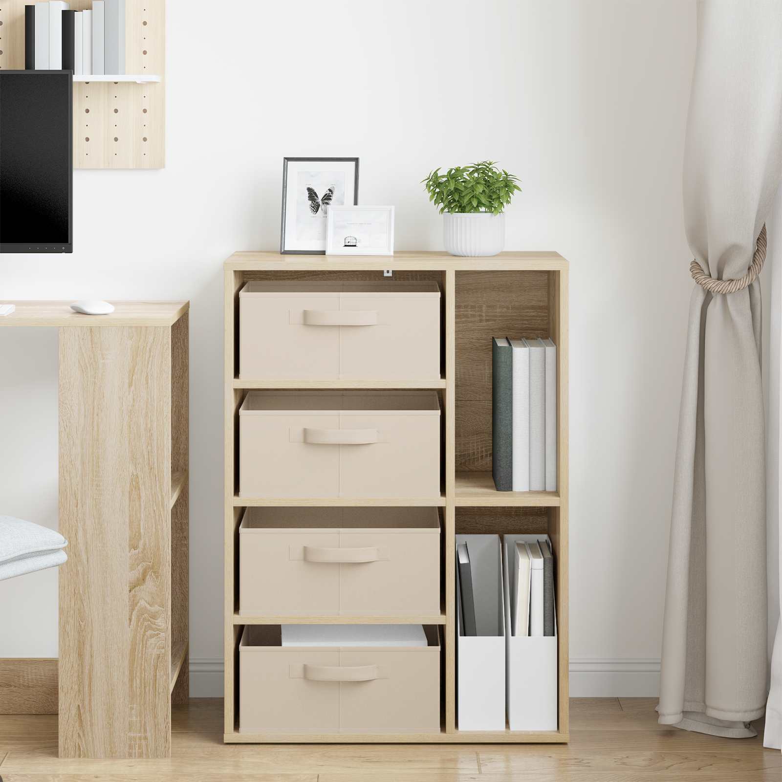 Sideboard Sonoma-Eiche 60 x 33,5 x 84 cm