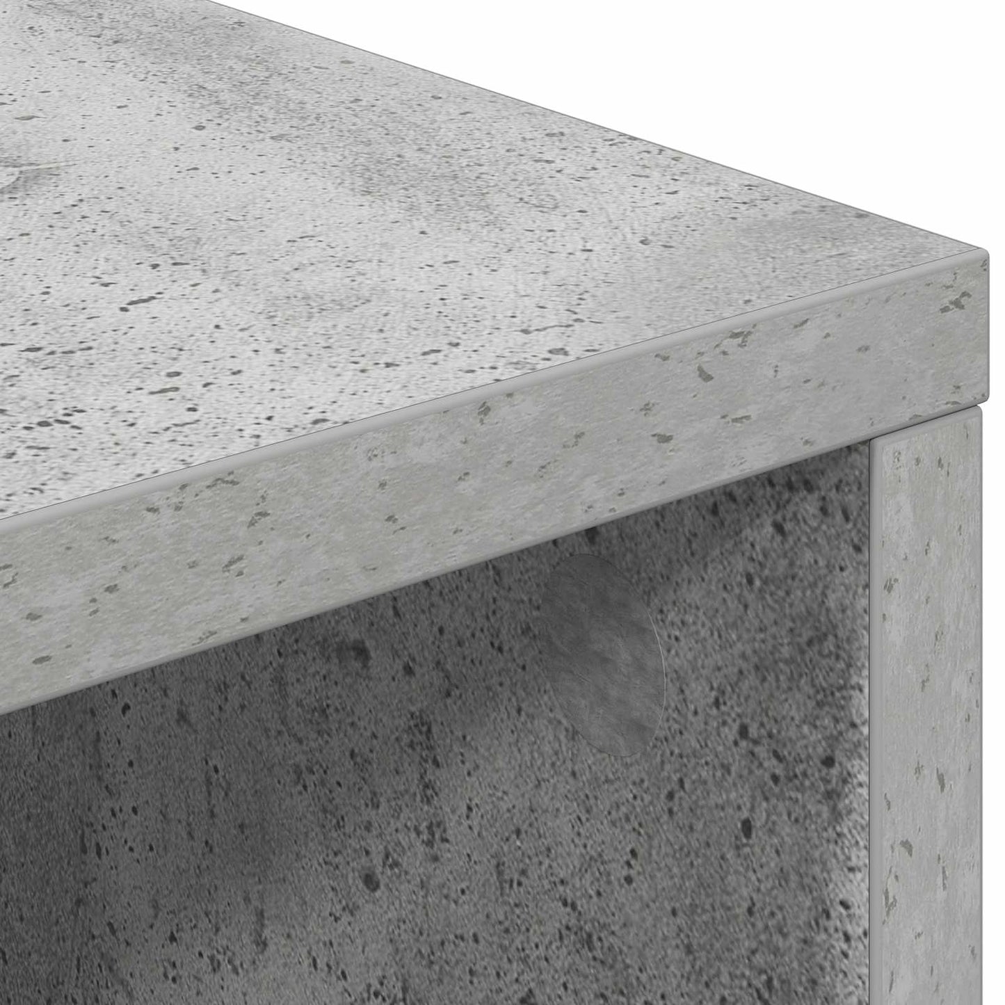 Sideboard Betongrau 60 x 33,5 x 84 cm