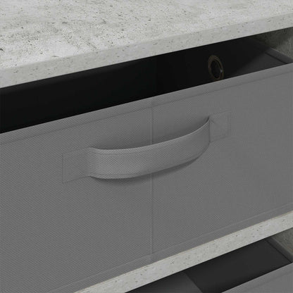 Sideboard Betongrau 60 x 33,5 x 84 cm