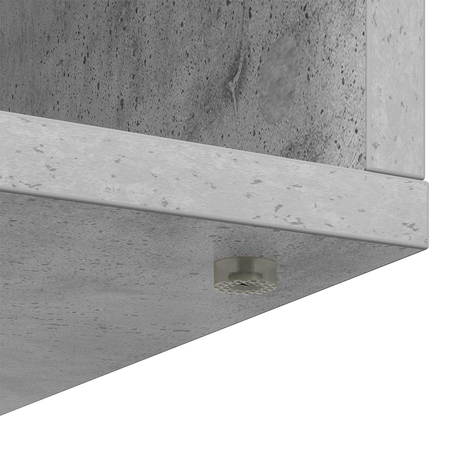 Sideboard Betongrau 60 x 33,5 x 84 cm