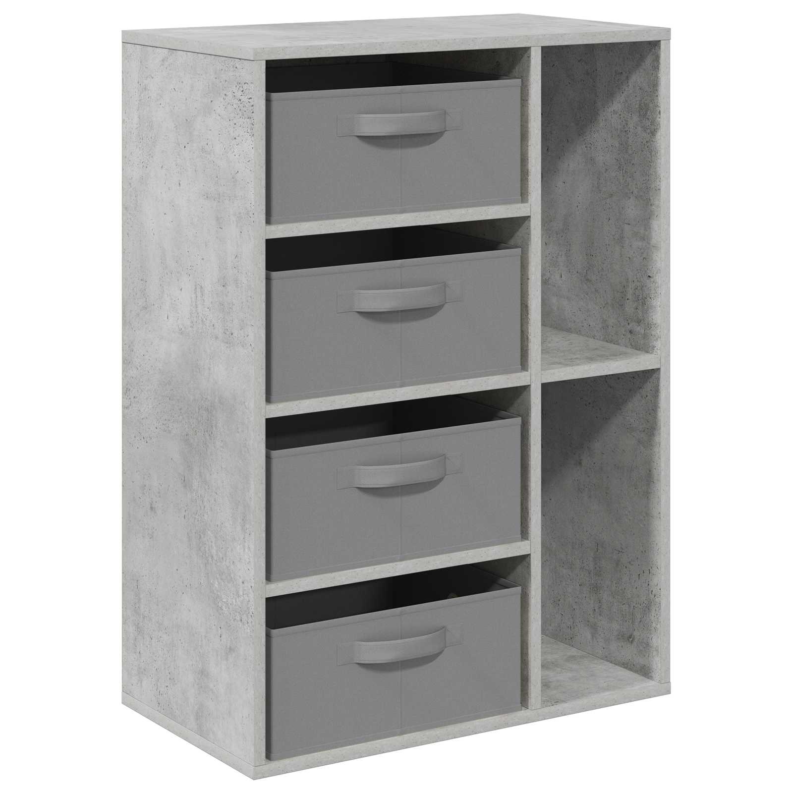 Sideboard Betongrau 60 x 33,5 x 84 cm