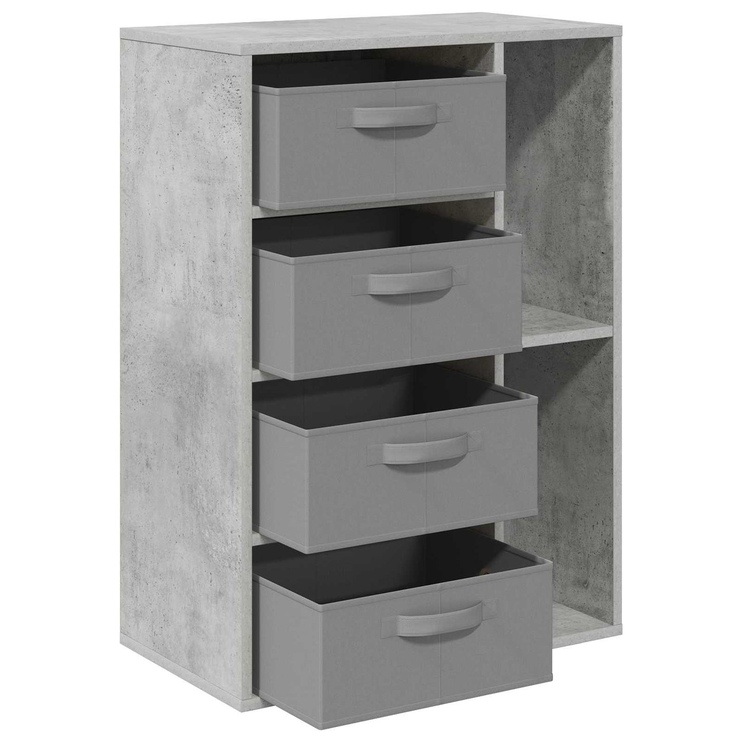 Sideboard Betongrau 60 x 33,5 x 84 cm