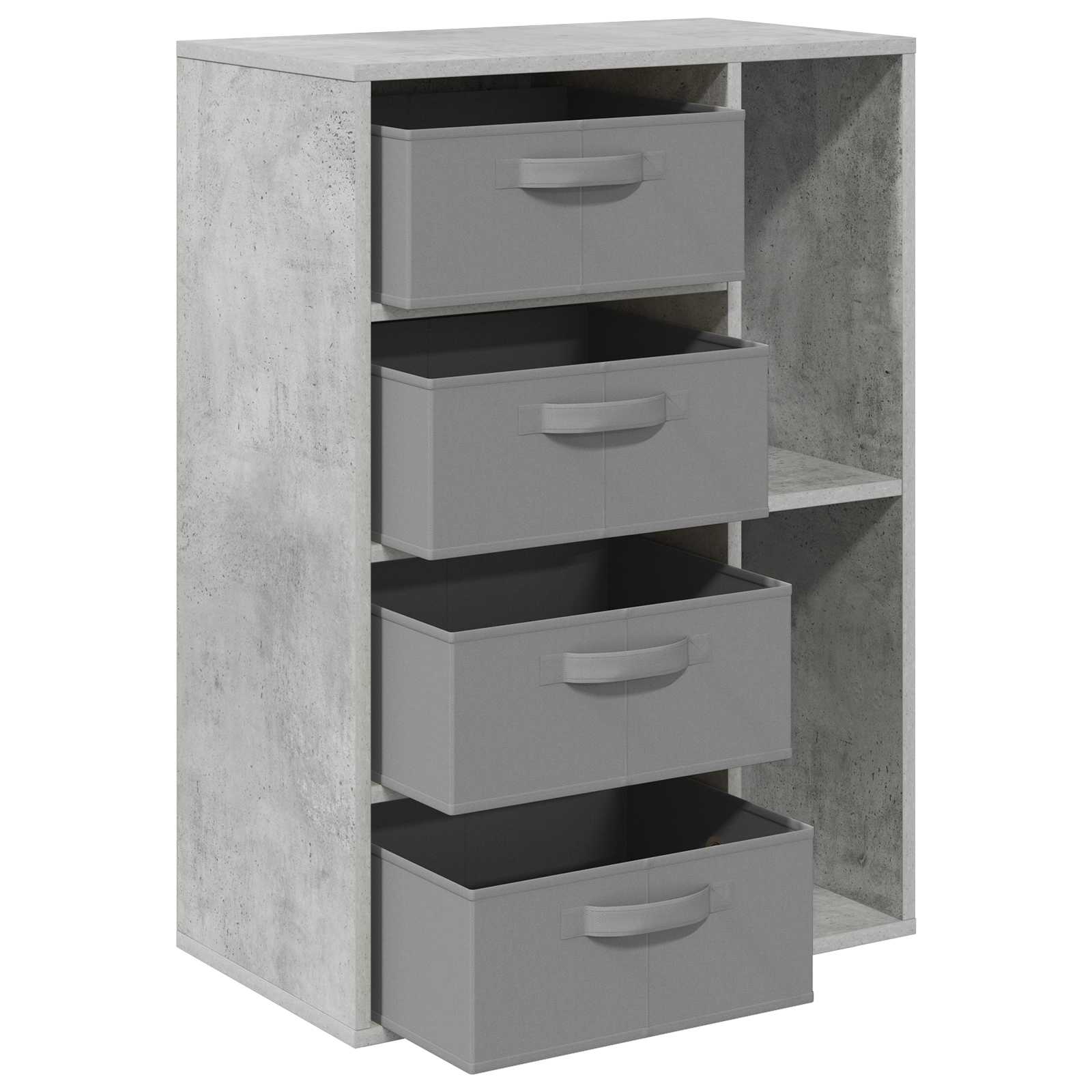 Sideboard Betongrau 60 x 33,5 x 84 cm