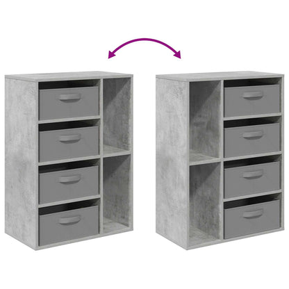 Sideboard Betongrau 60 x 33,5 x 84 cm