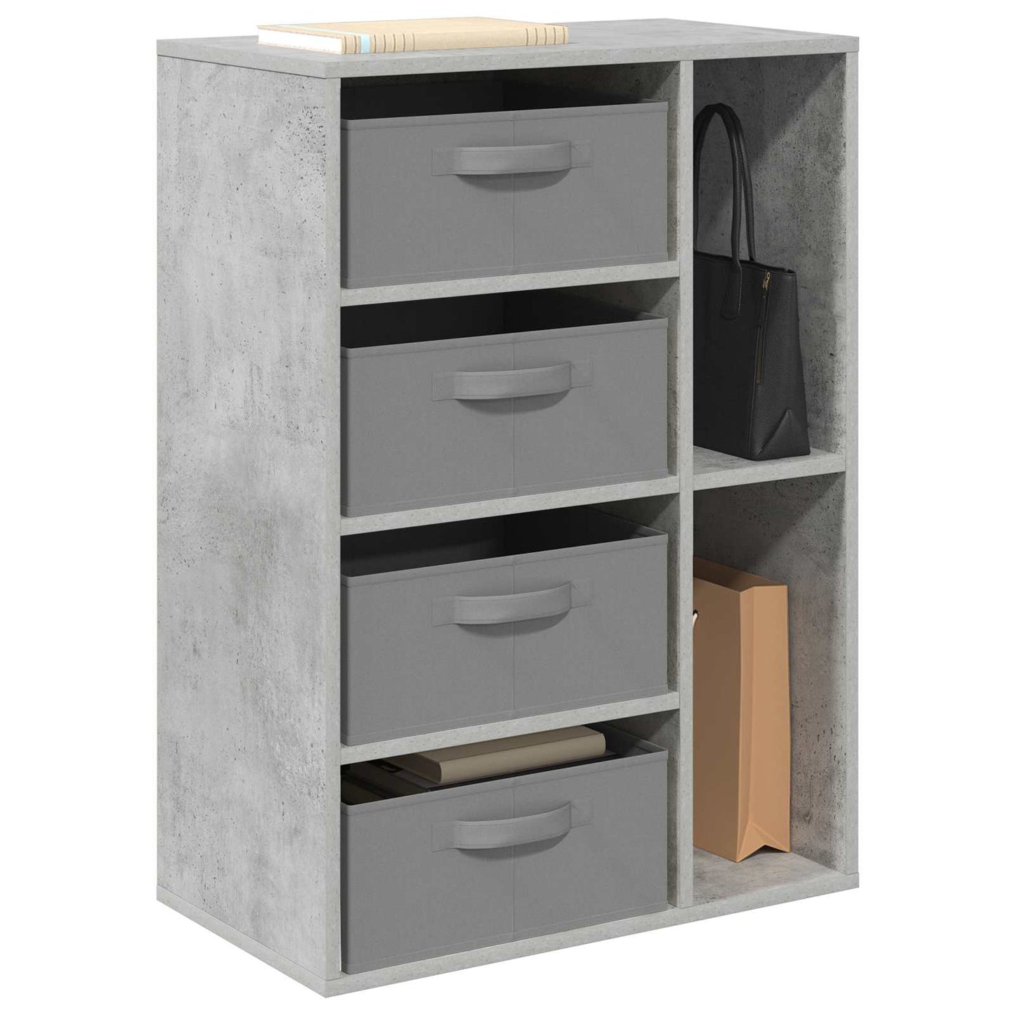 Sideboard Betongrau 60 x 33,5 x 84 cm