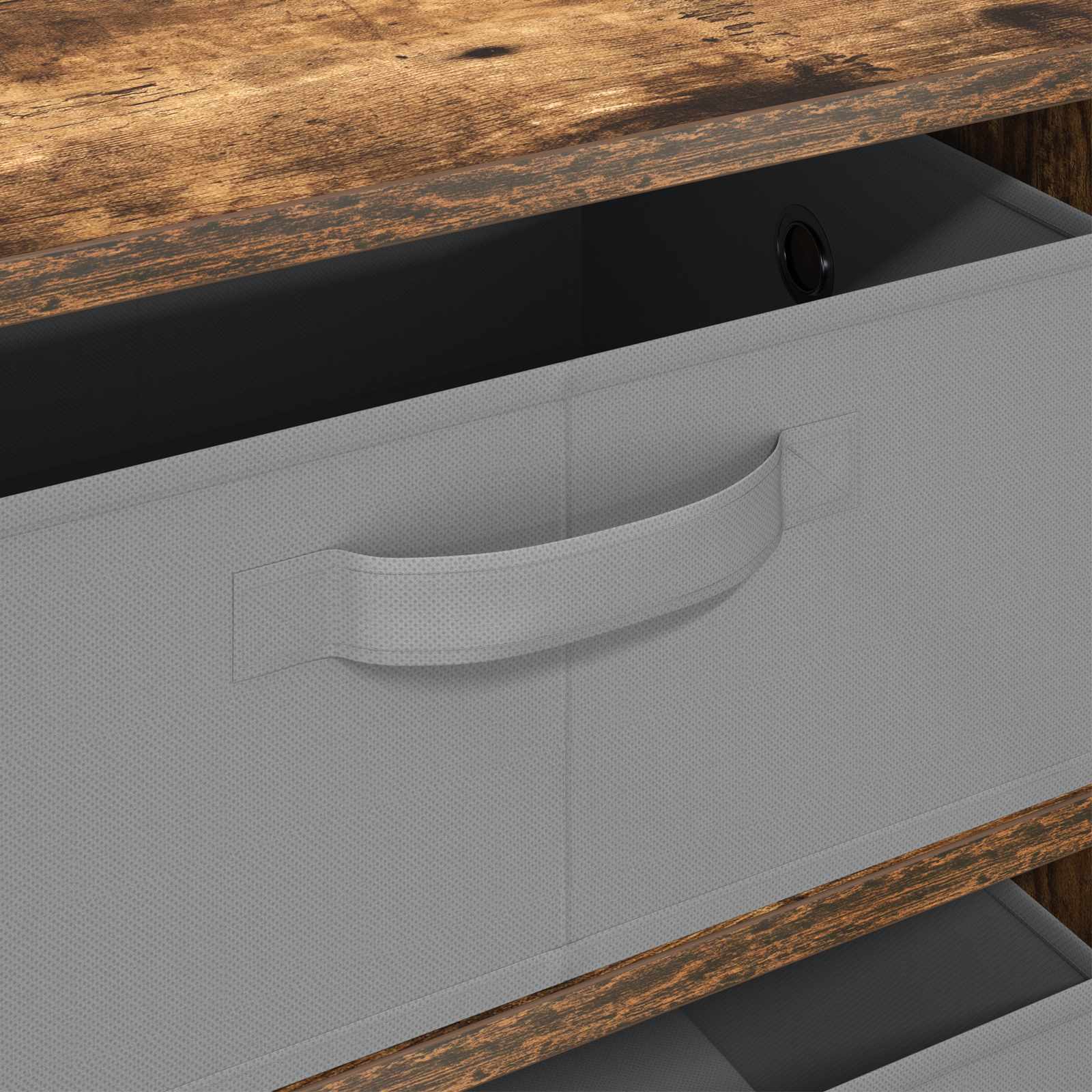Sideboard Raucheiche 60 x 33,5 x 84 cm