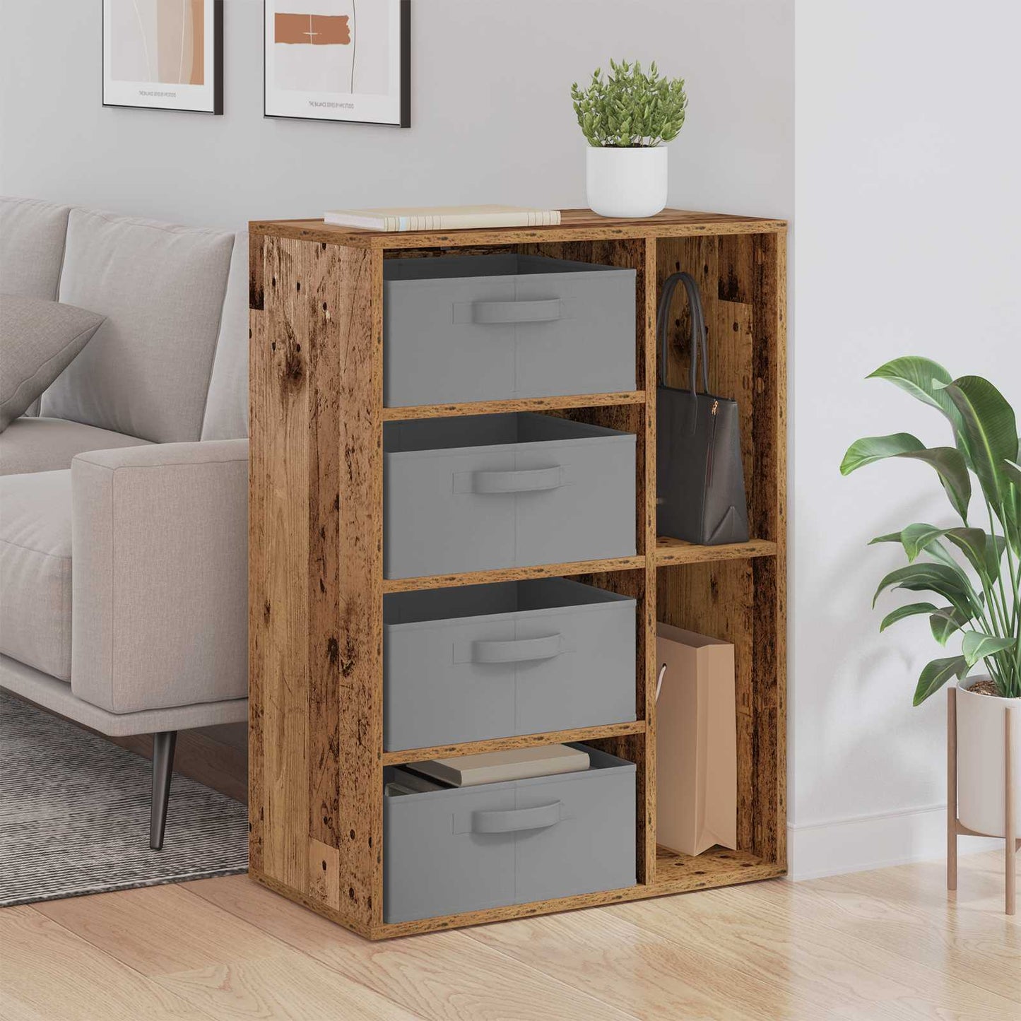 Sideboard Altholz 60 x 33,5 x 84 cm