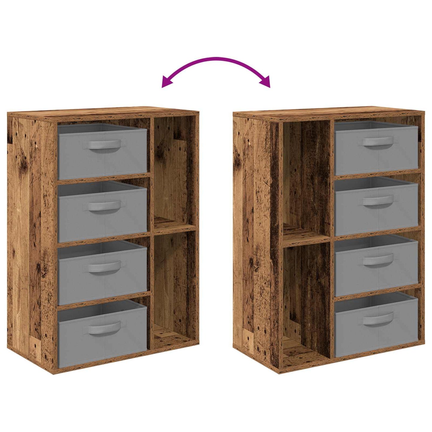 Sideboard Altholz 60 x 33,5 x 84 cm