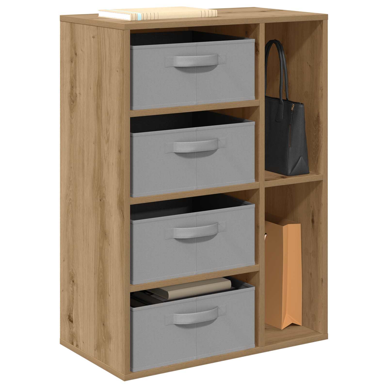 Sideboard Artisan-Eiche 60 x 33,5 x 84 cm