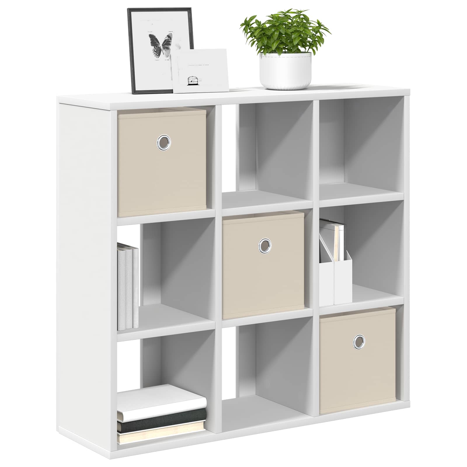 Sideboard Weiß 73,5 x 24 x 69,5 cm