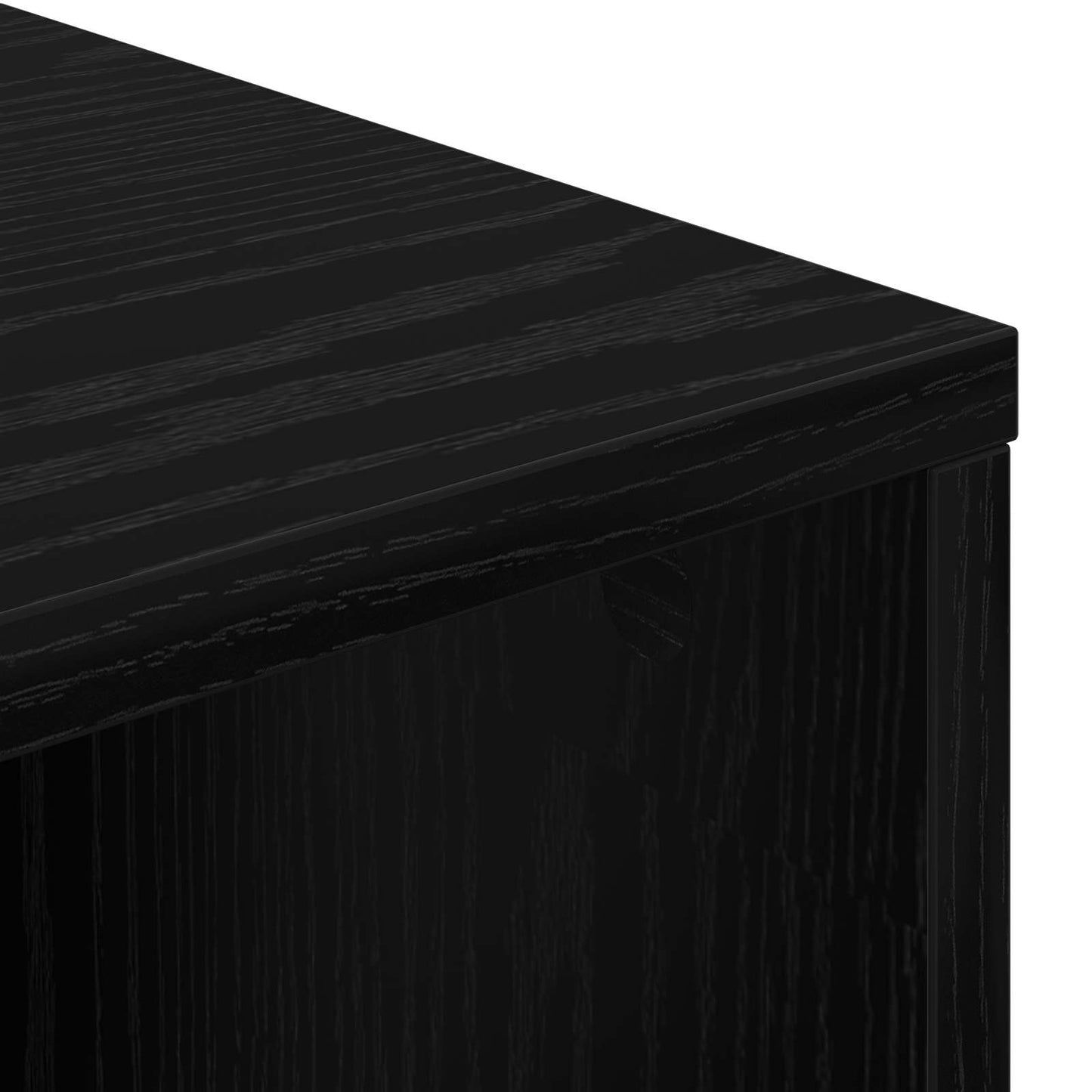 Sideboard Schwarz Eichen-Optik 73,5 x 24 x 69,5 cm