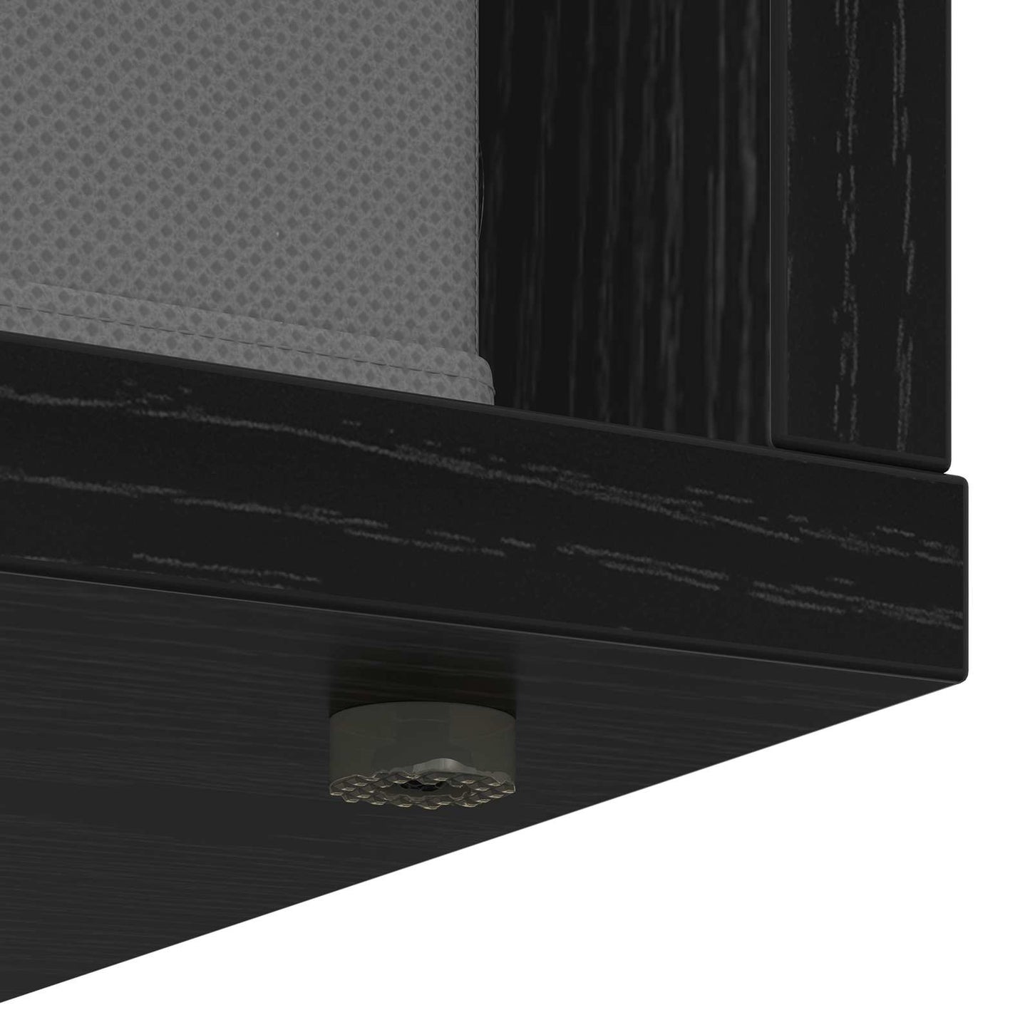 Sideboard Schwarz Eichen-Optik 73,5 x 24 x 69,5 cm