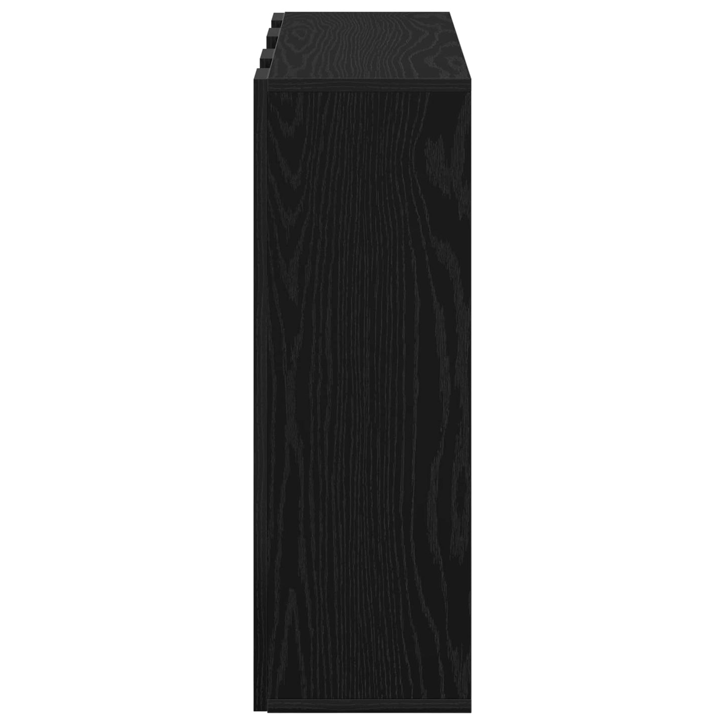 Sideboard Schwarz Eichen-Optik 73,5 x 24 x 69,5 cm