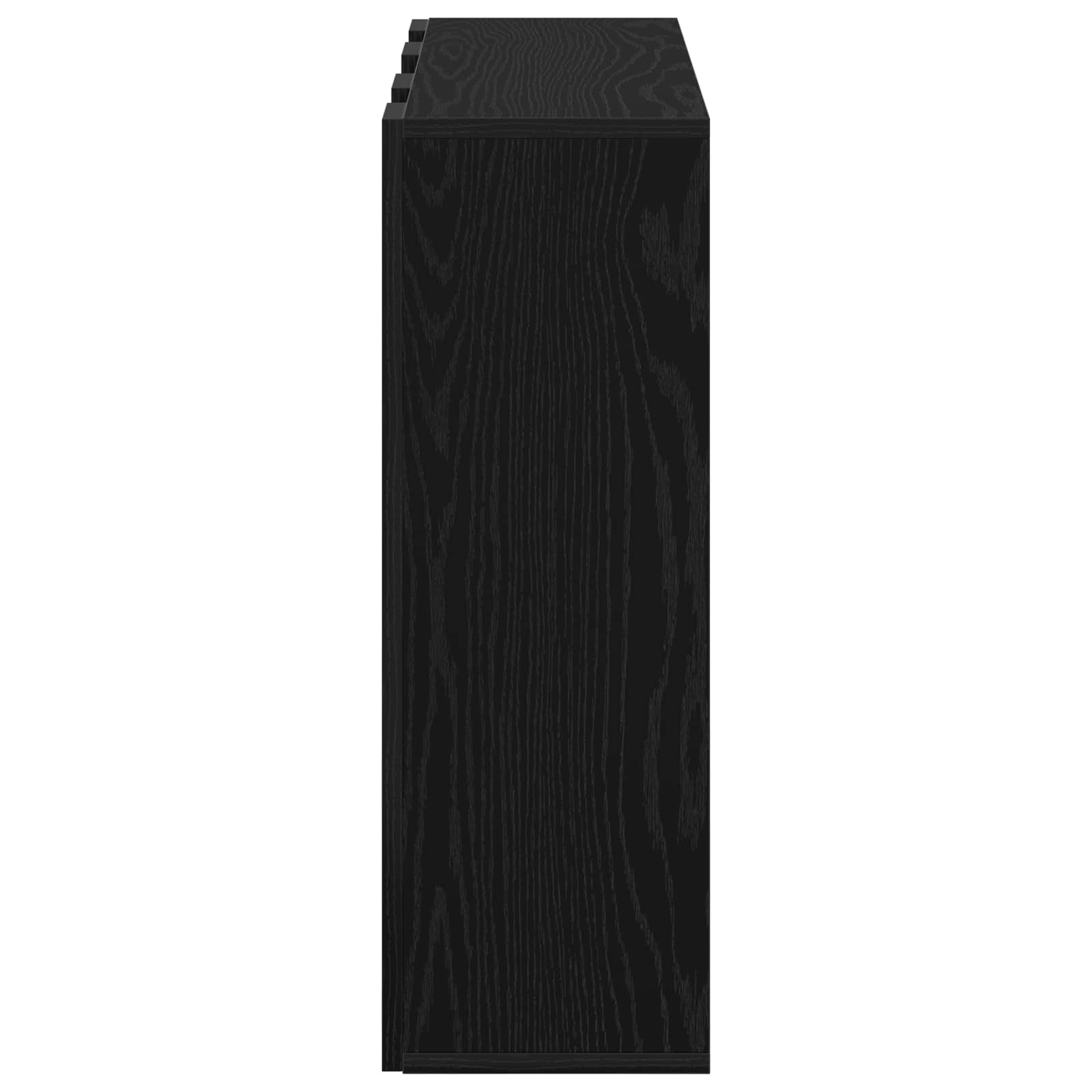 Sideboard Schwarz Eichen-Optik 73,5 x 24 x 69,5 cm