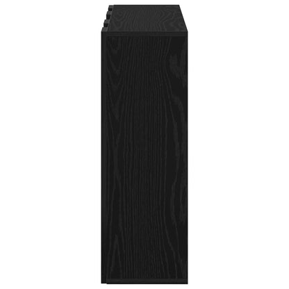 Sideboard Schwarz Eichen-Optik 73,5 x 24 x 69,5 cm