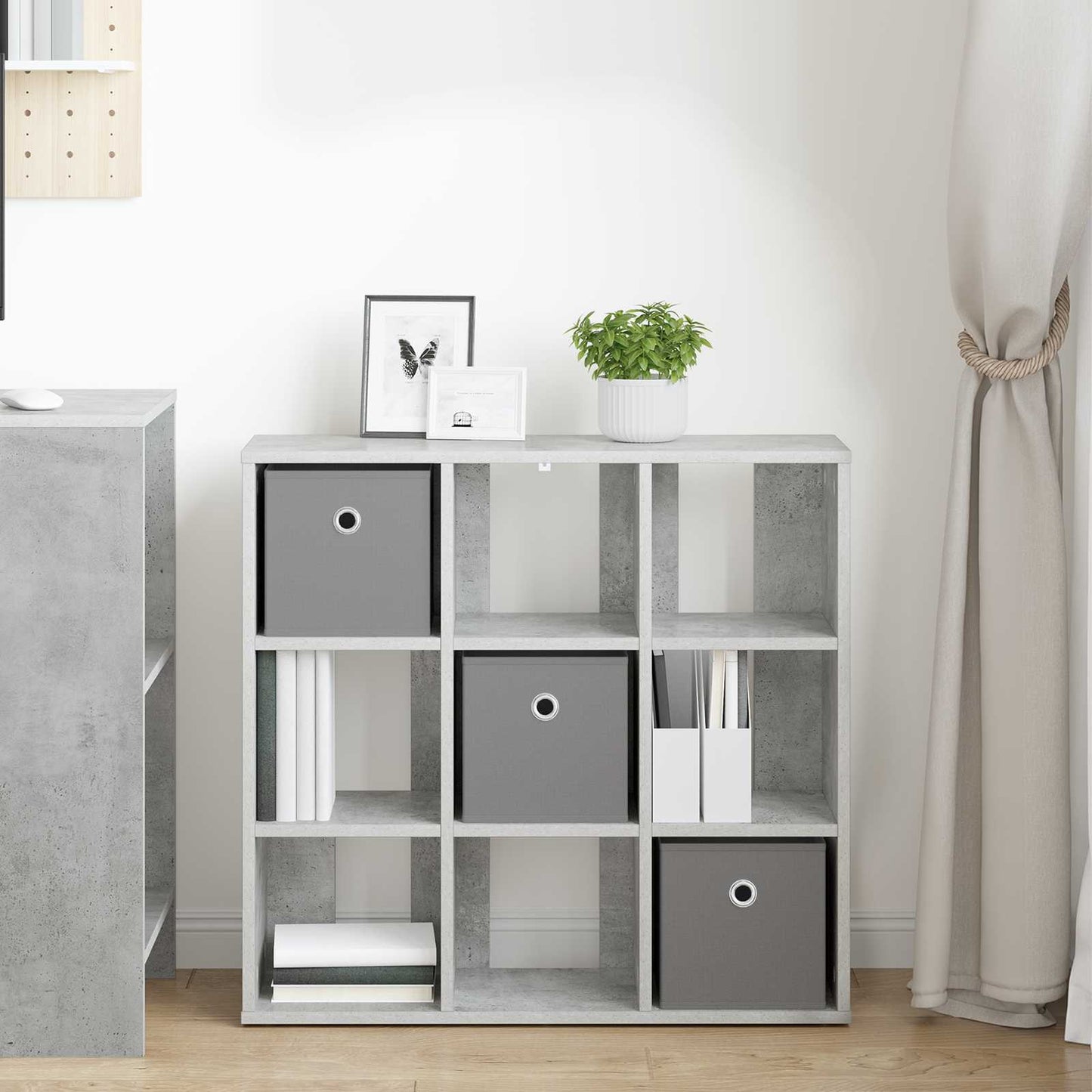 Sideboard Betongrau 73,5 x 24 x 69,5 cm