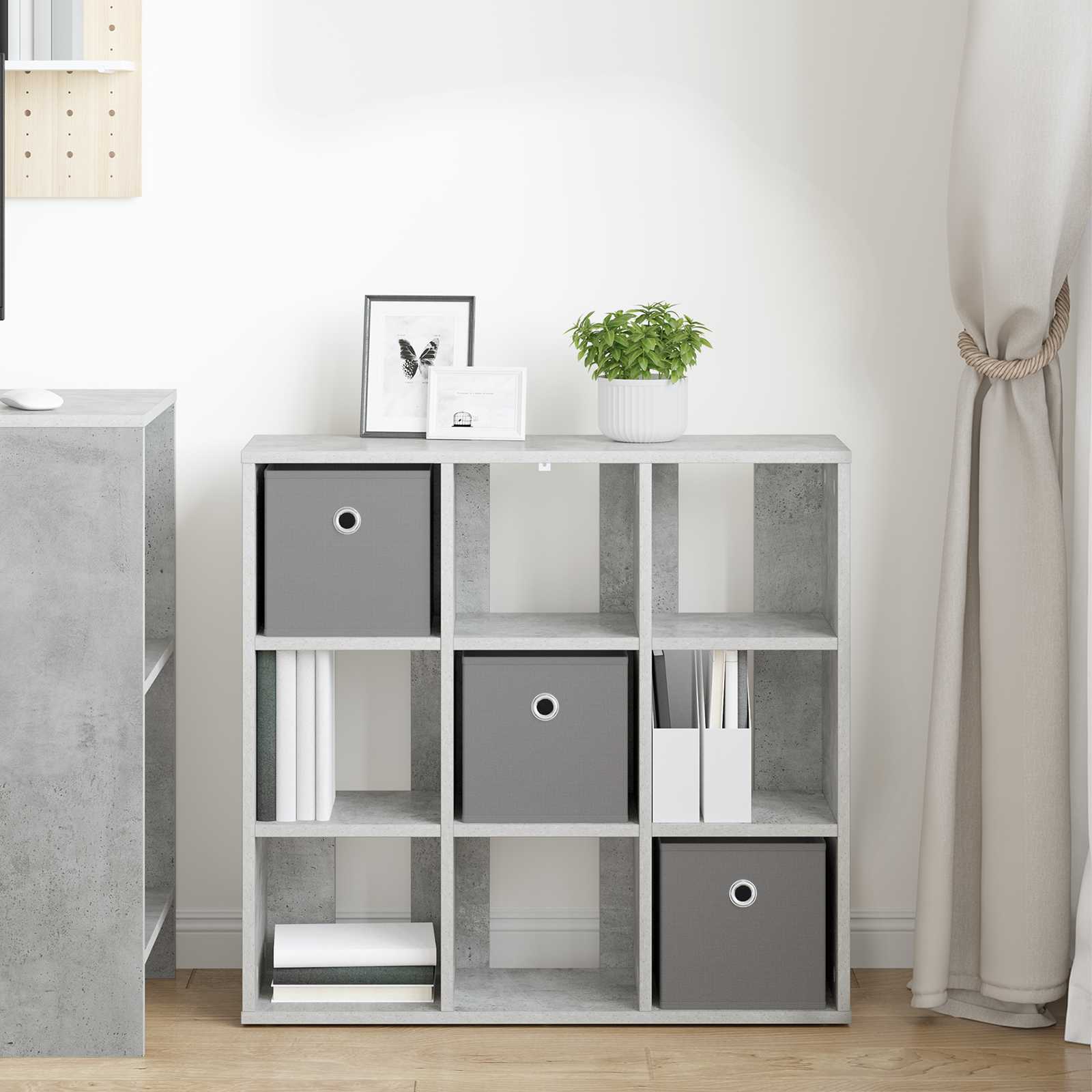 Sideboard Betongrau 73,5 x 24 x 69,5 cm