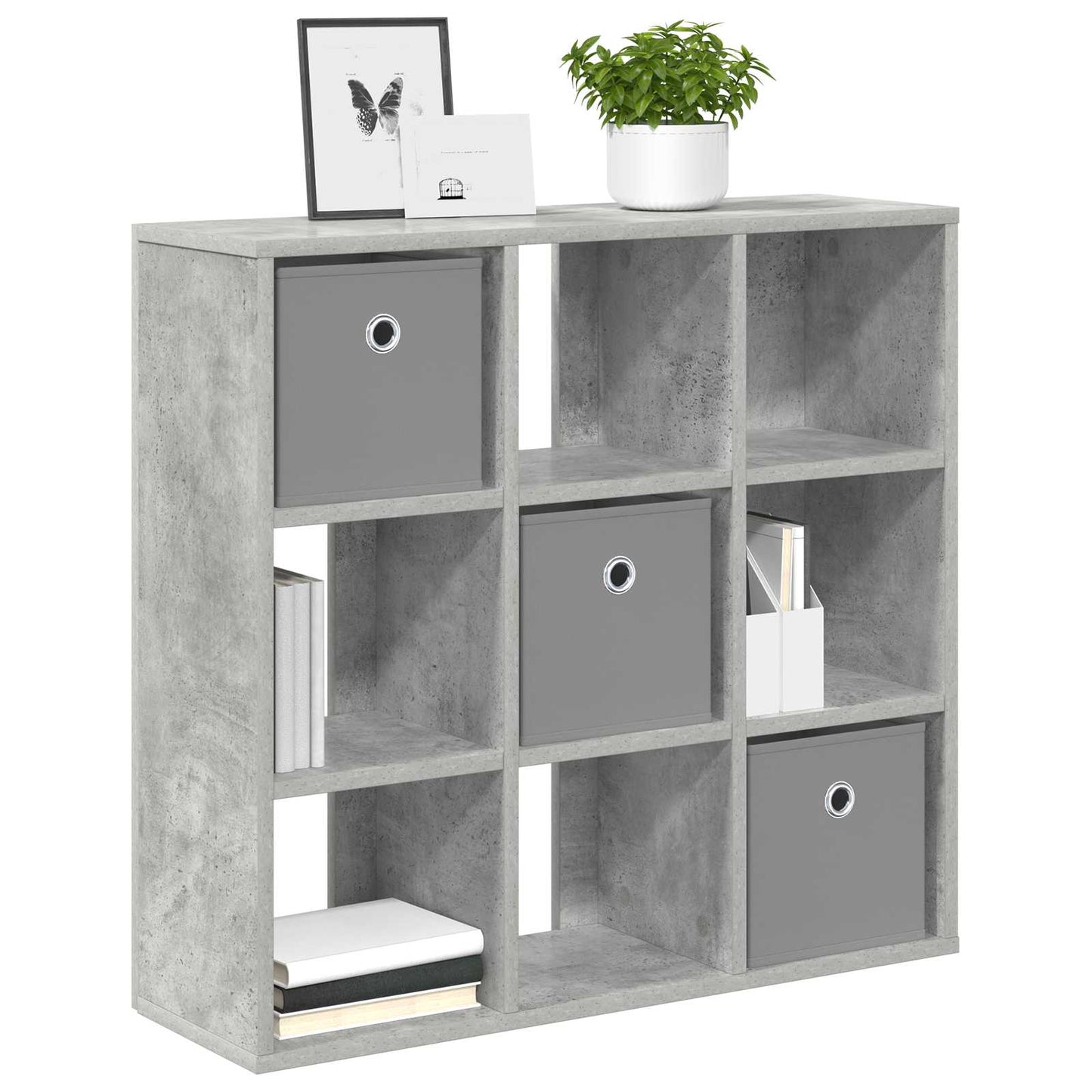 Sideboard Betongrau 73,5 x 24 x 69,5 cm