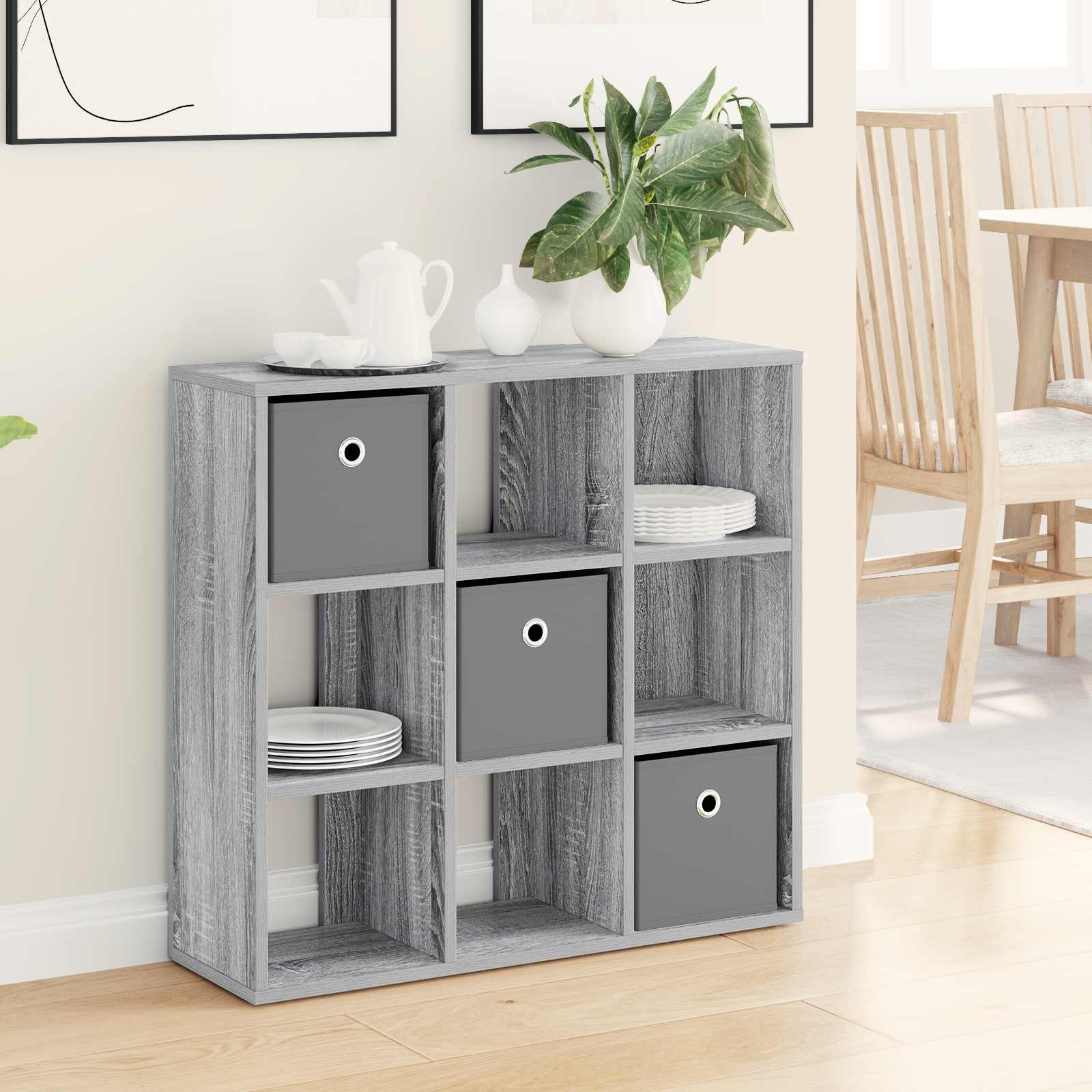 Sideboard Sonoma-Grau 73,5 x 24 x 69,5 cm