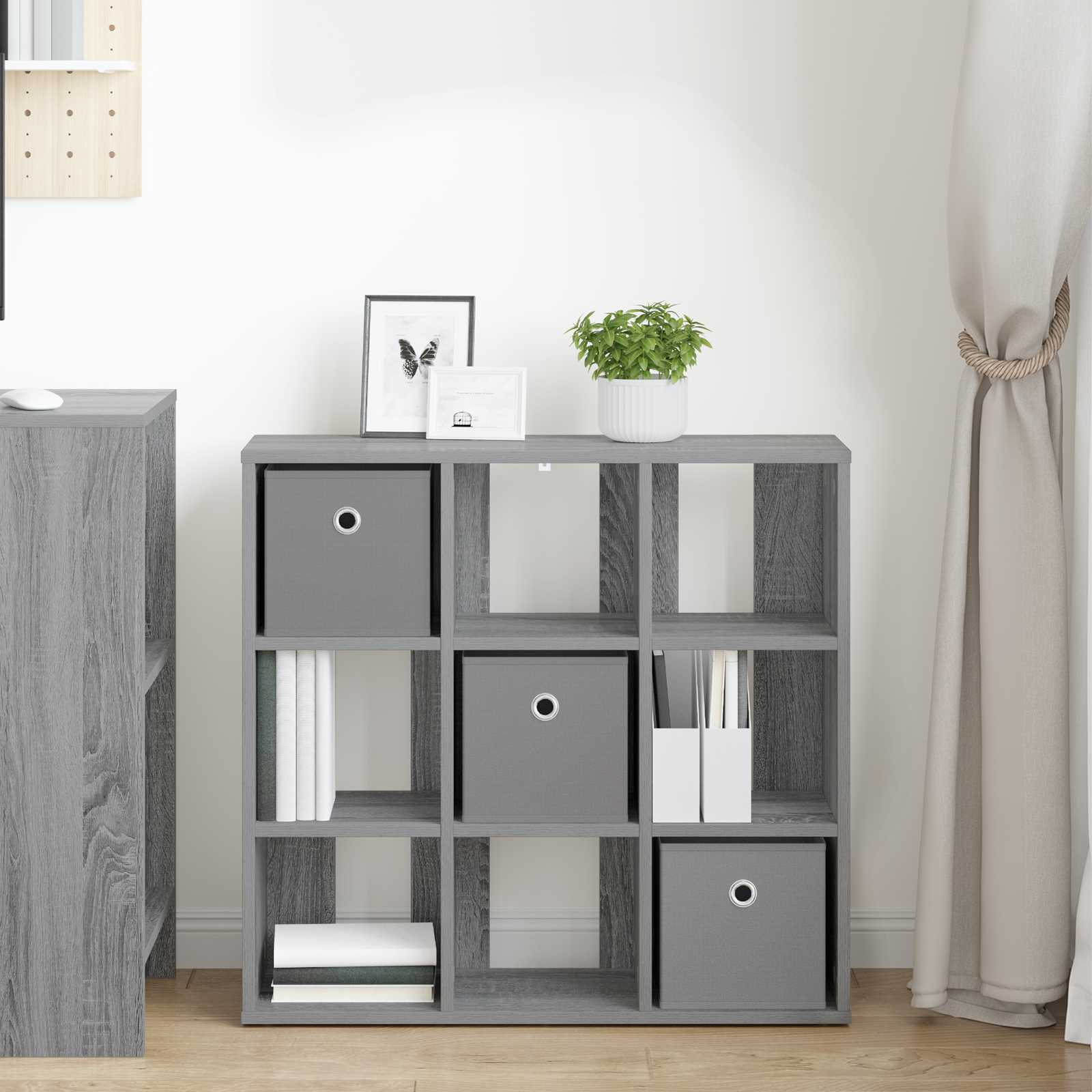 Sideboard Sonoma-Grau 73,5 x 24 x 69,5 cm