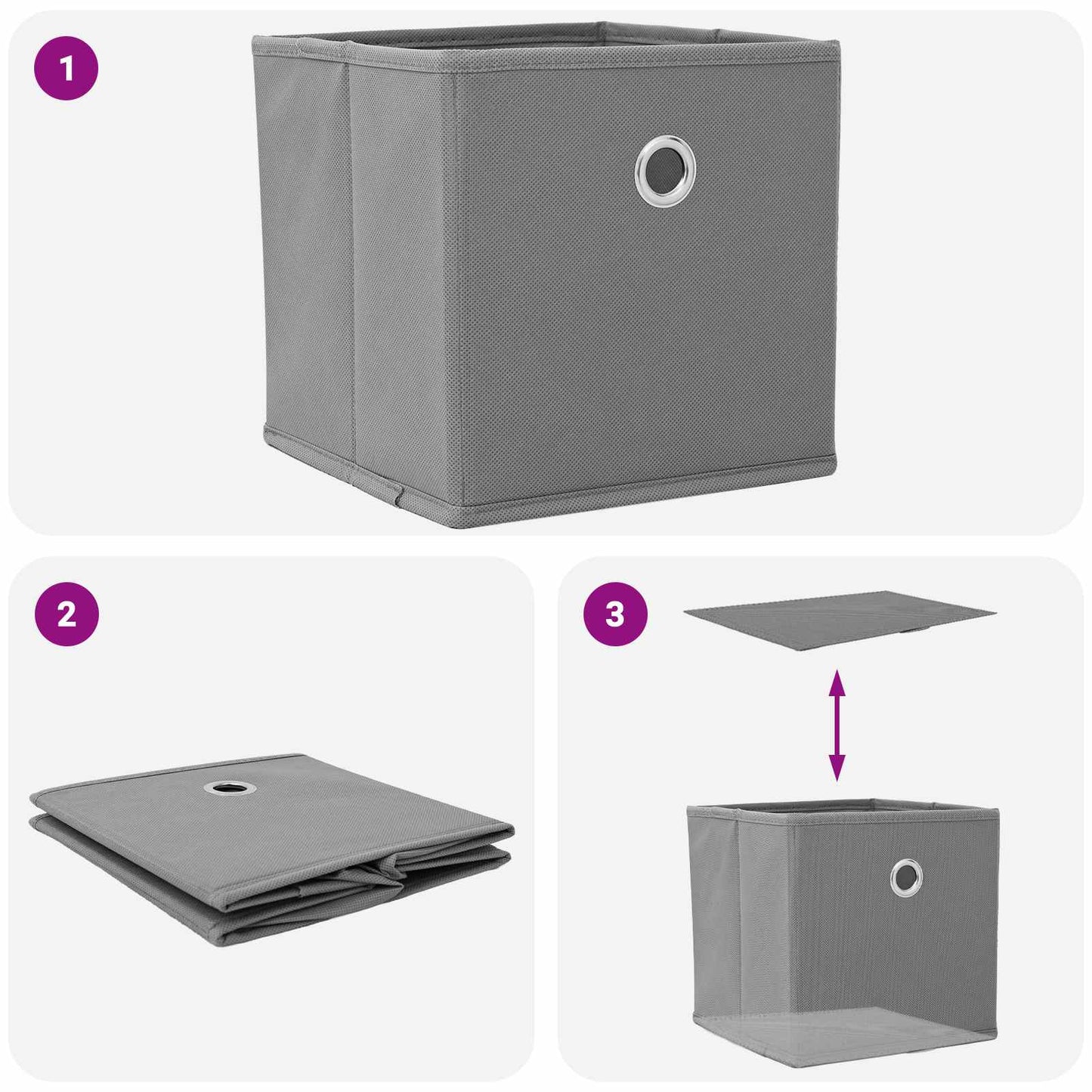 Sideboard Sonoma-Grau 73,5 x 24 x 69,5 cm