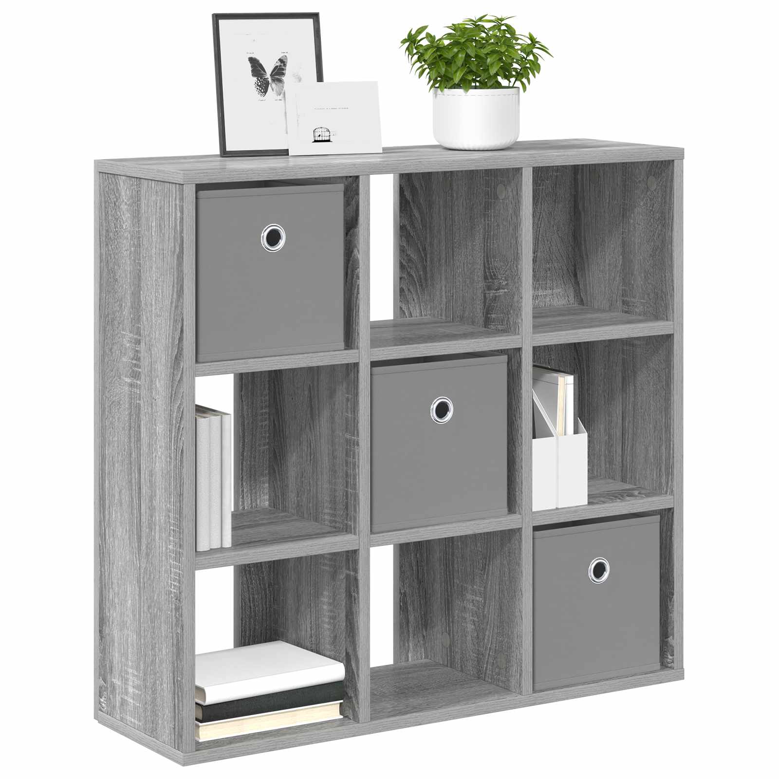 Sideboard Sonoma-Grau 73,5 x 24 x 69,5 cm