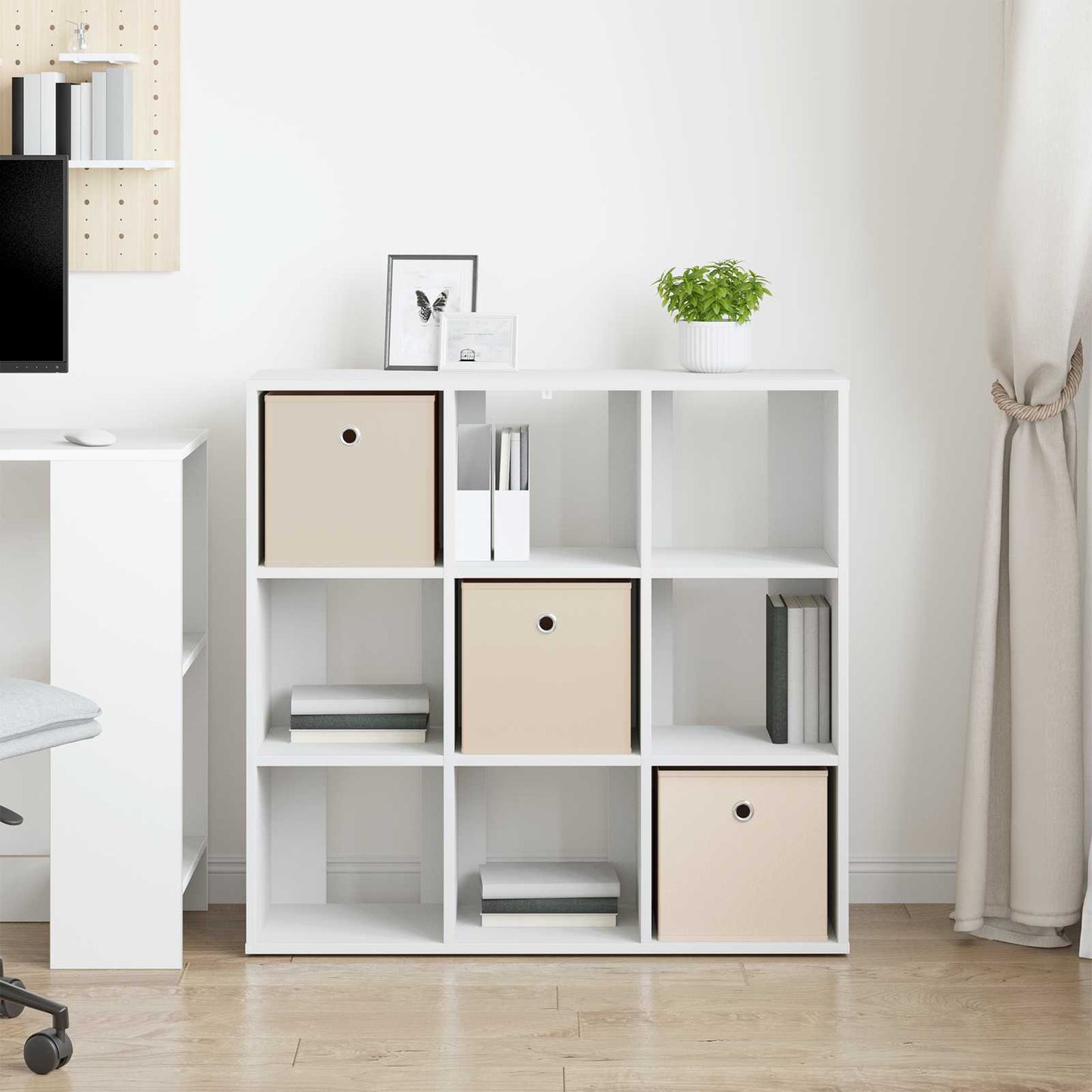 Sideboard Weiß 88,5 x 29 x 84,5 cm